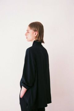 シャドウチェックテーラードジャケット - SHADOW CHECK TAILORED JACKET BLACK