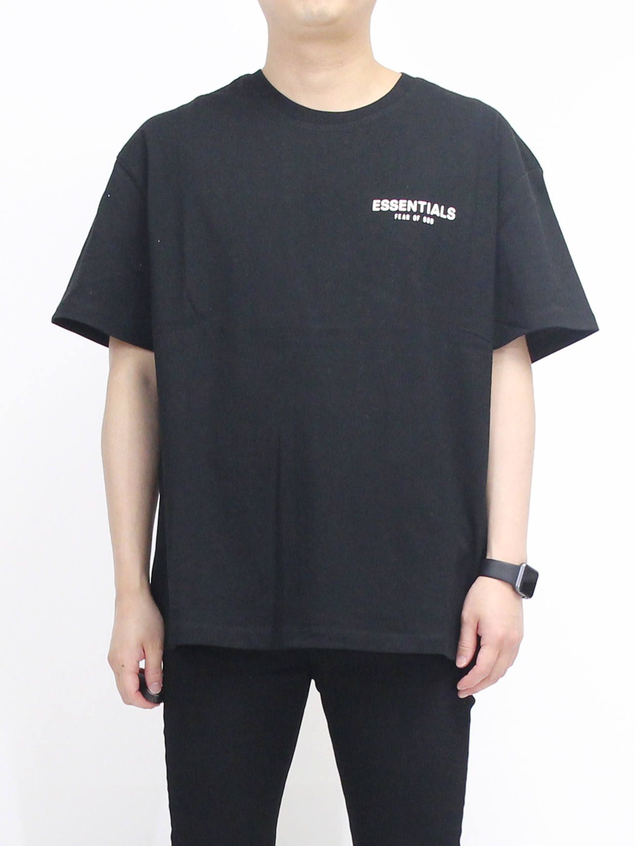 スタープリントTシャツ - T-Shirts - BLACK - Black - XS
