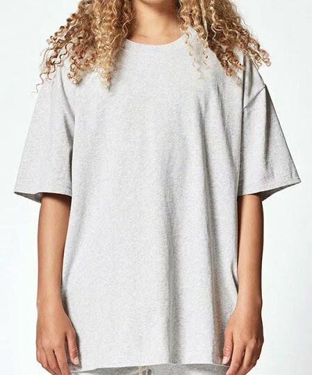 ESSENTIALS ロゴプリント半袖 プリントTシャツ - GREY