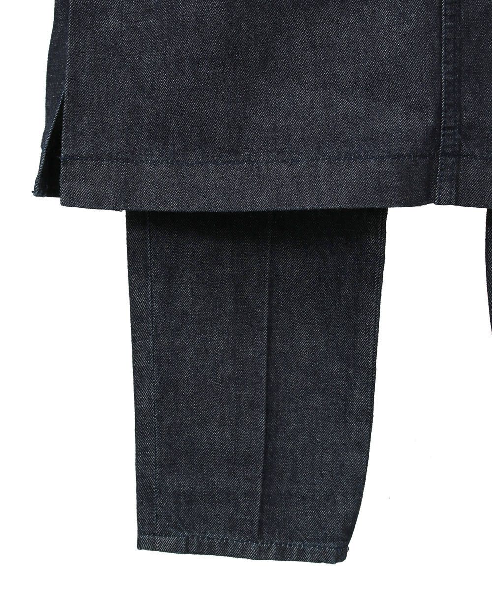 CLANE - パンツレイヤードデニムスカート - PANTS LAYERED DENIM