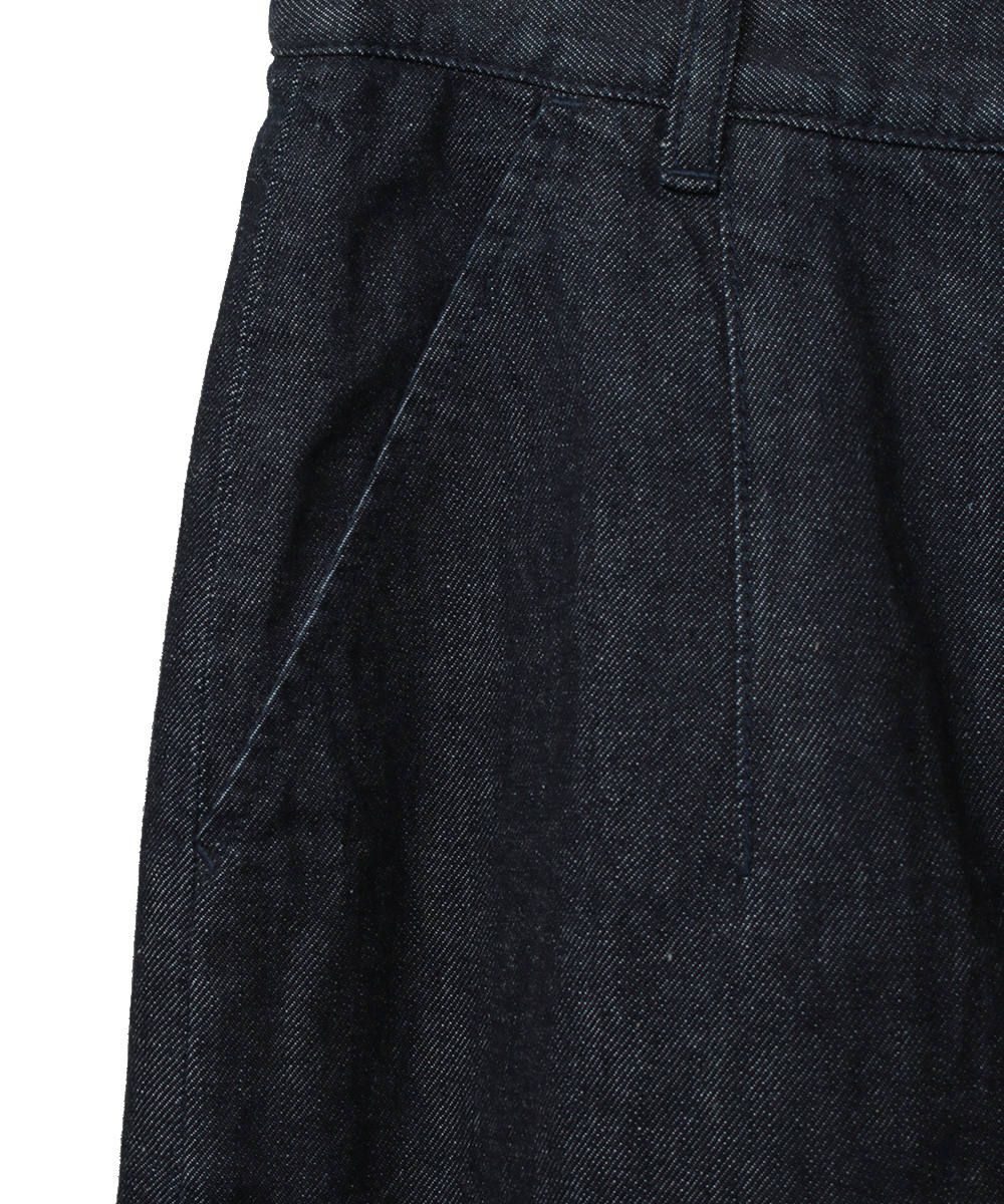 CLANE - パンツレイヤードデニムスカート - PANTS LAYERED DENIM