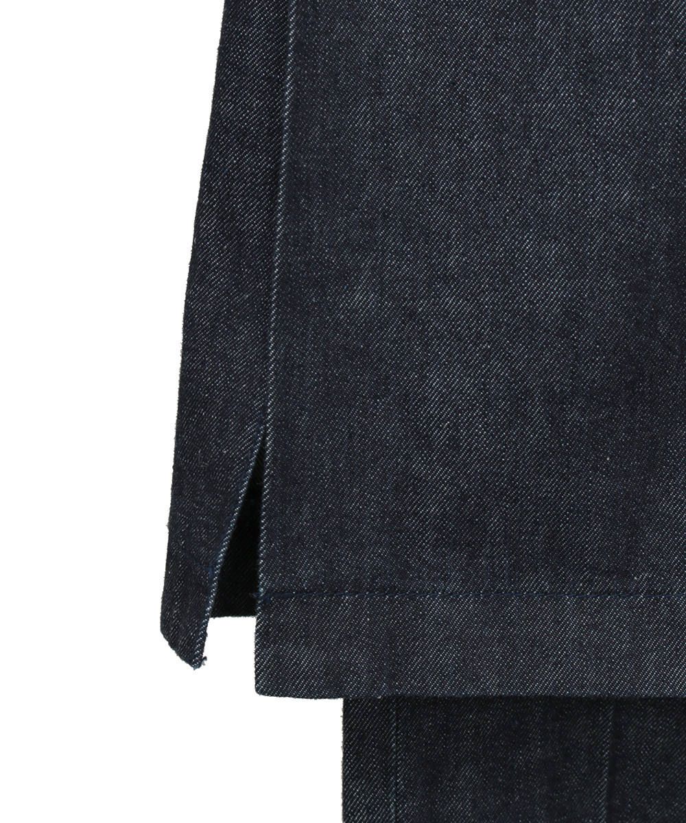パンツレイヤードデニムスカート -  PANTS LAYERED DENIM SKIRT