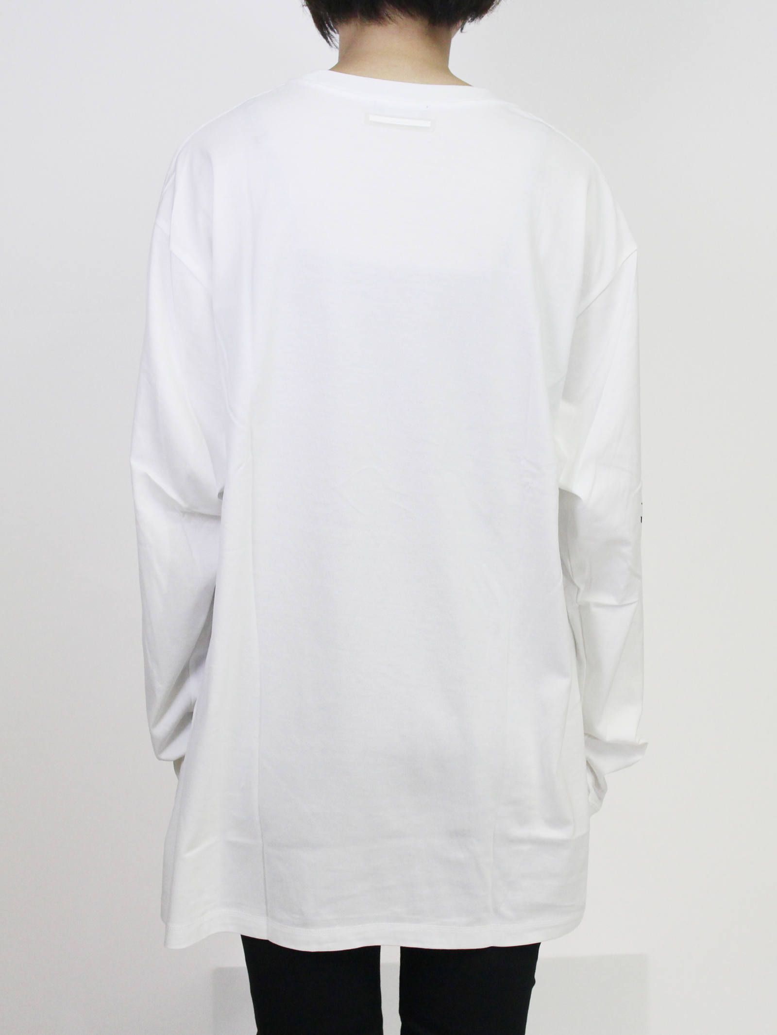 ロゴカットソー - DADA Logo Long Sleeve T-shirt  WHITE