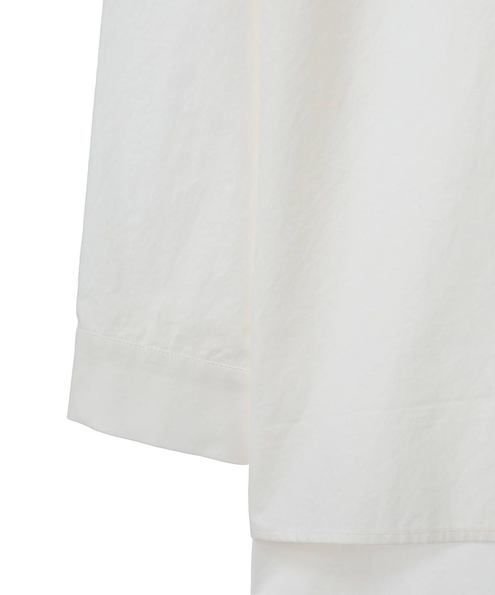 バックスリットシャツ - BACK SLIT SHIRT - WHITE