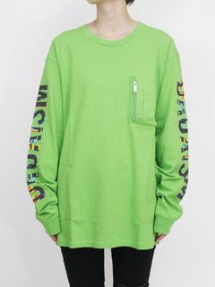 グラフィックプリントロングスリーブT - Graphic Print Long Sleeve Pocket T-shirt LIM