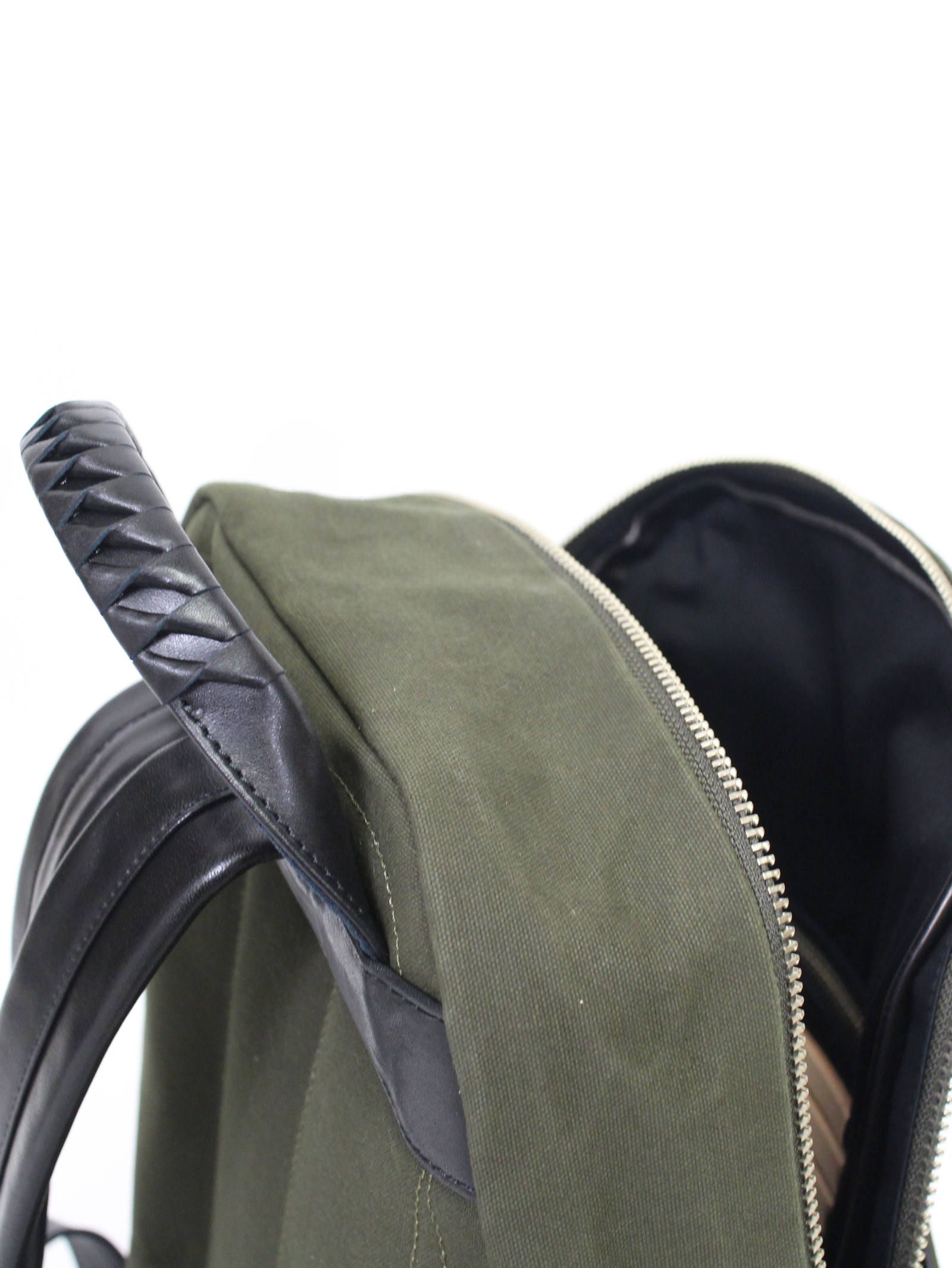 タワーリュック - Tower Ruck Canvas × Cow Leather - KHIKI