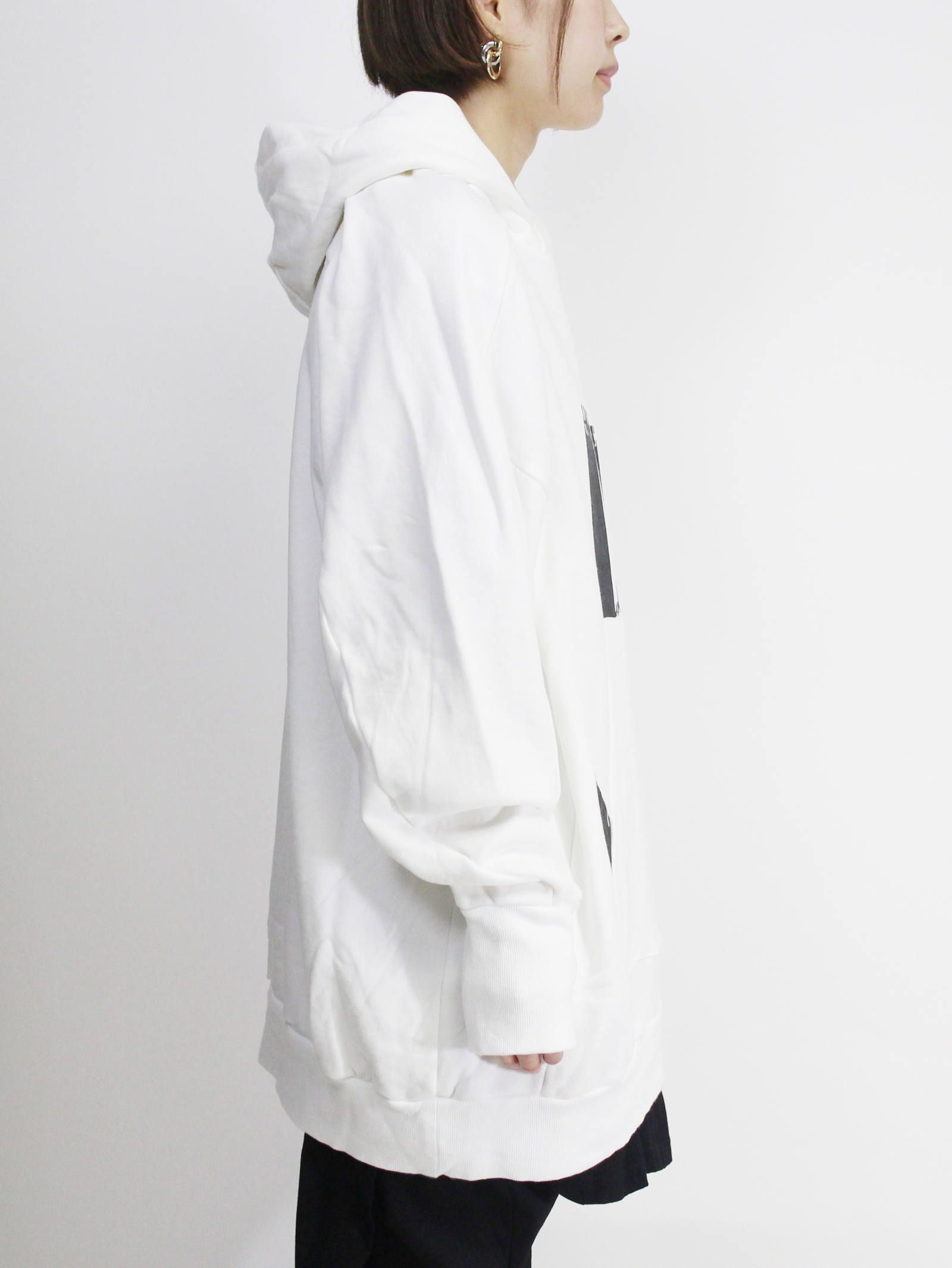 家紋ビッグフーディー - KAMON BIG HOODIE - WHITE