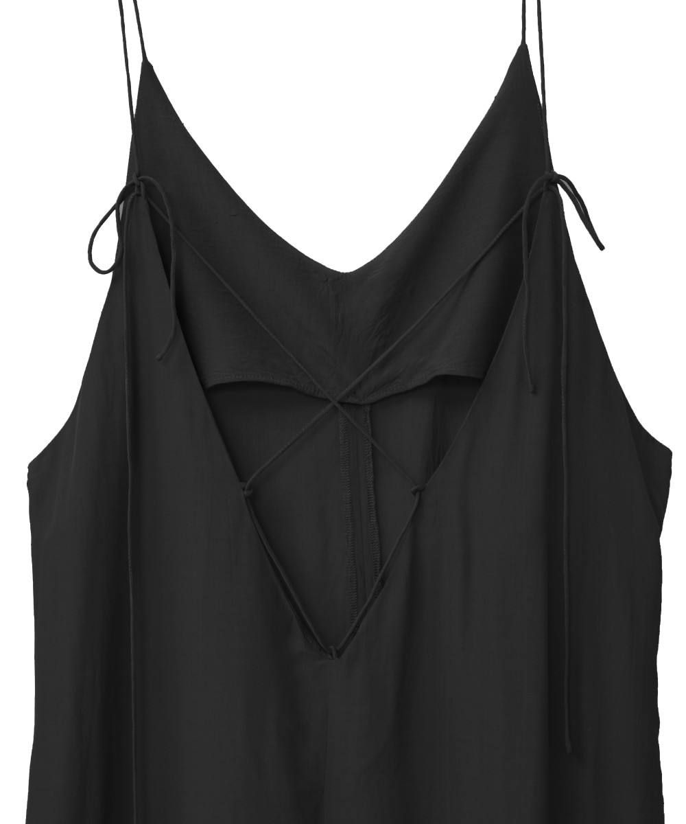 clane CENTER SLIT WRINKLE CAMISOLE