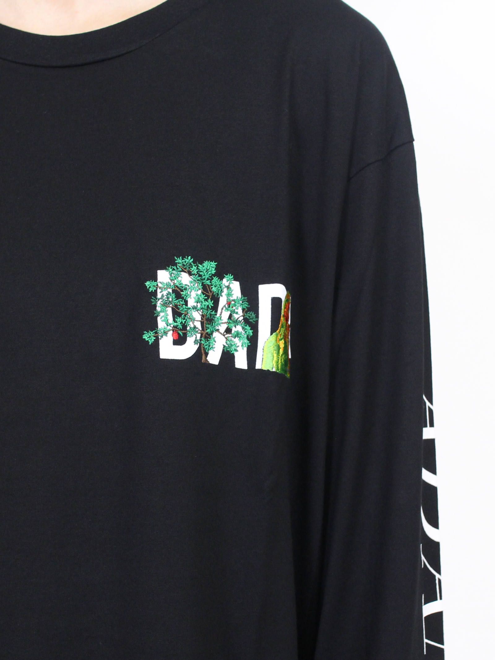 ロゴカットソー - DADA Logo Long Sleeve T-shirt  BLACK
