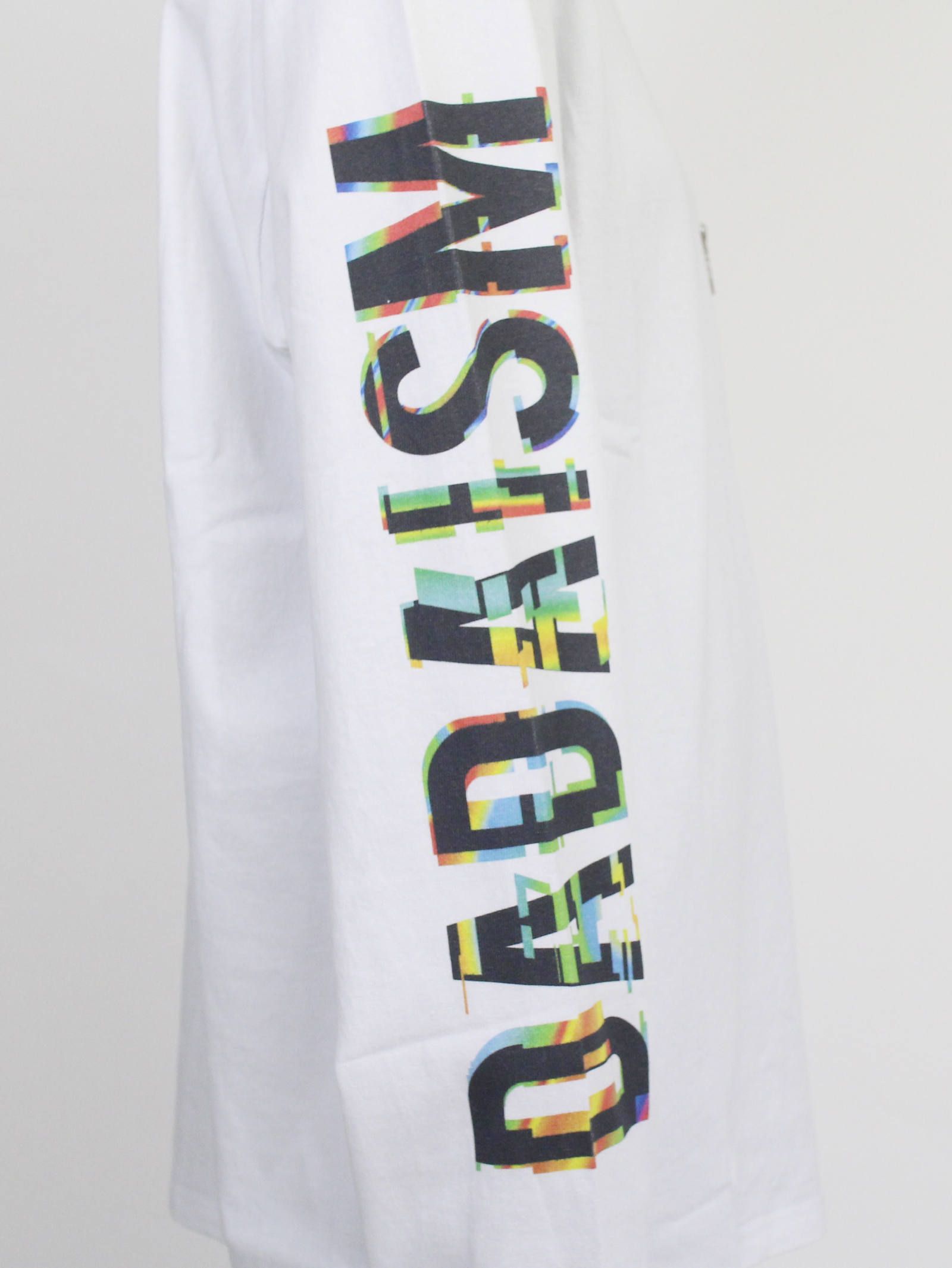 グラフィックプリントロングスリーブT - Graphic Print Long Sleeve Pocket T-shirt WHITE