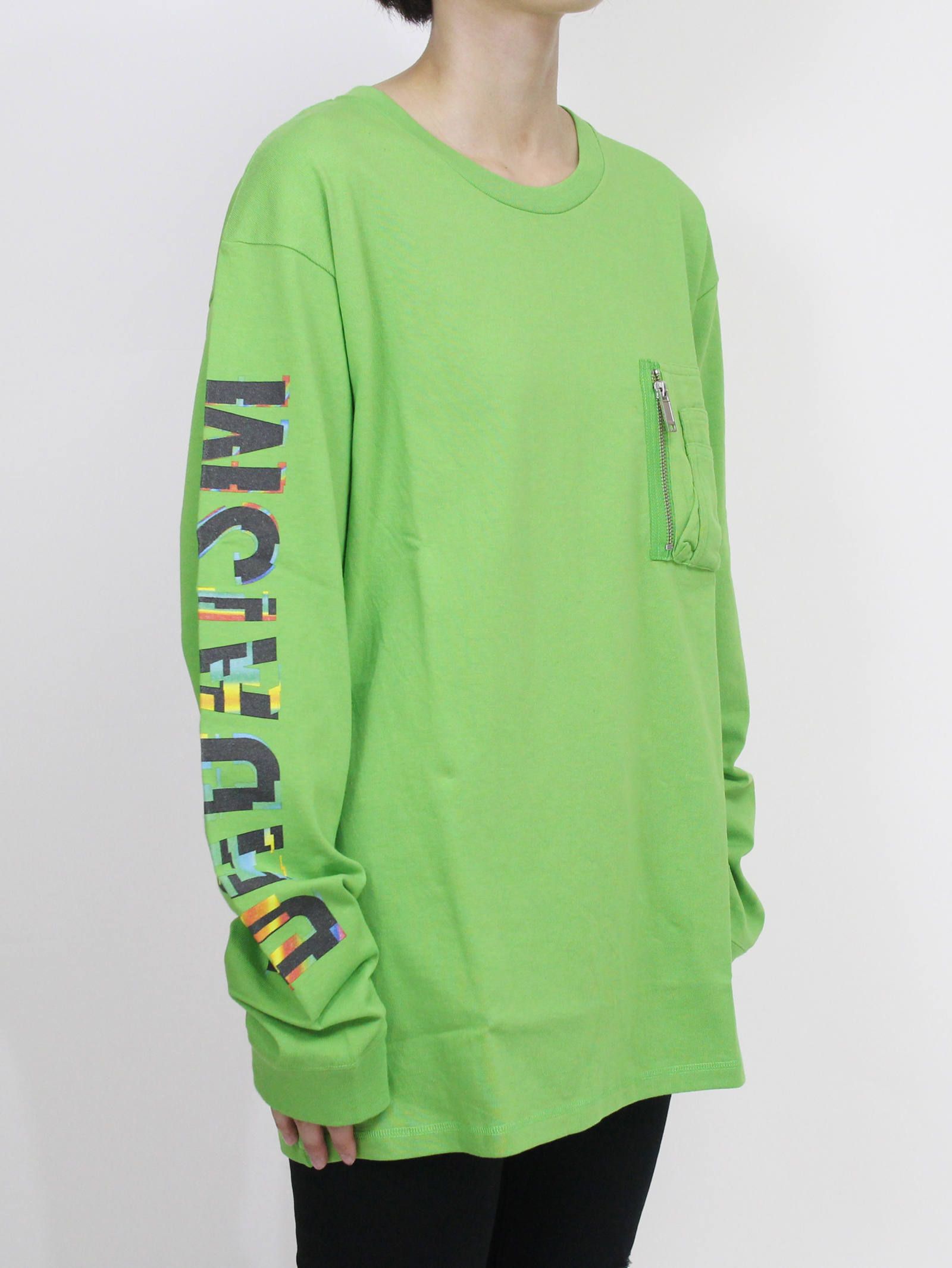 グラフィックプリントロングスリーブT - Graphic Print Long Sleeve Pocket T-shirt LIM