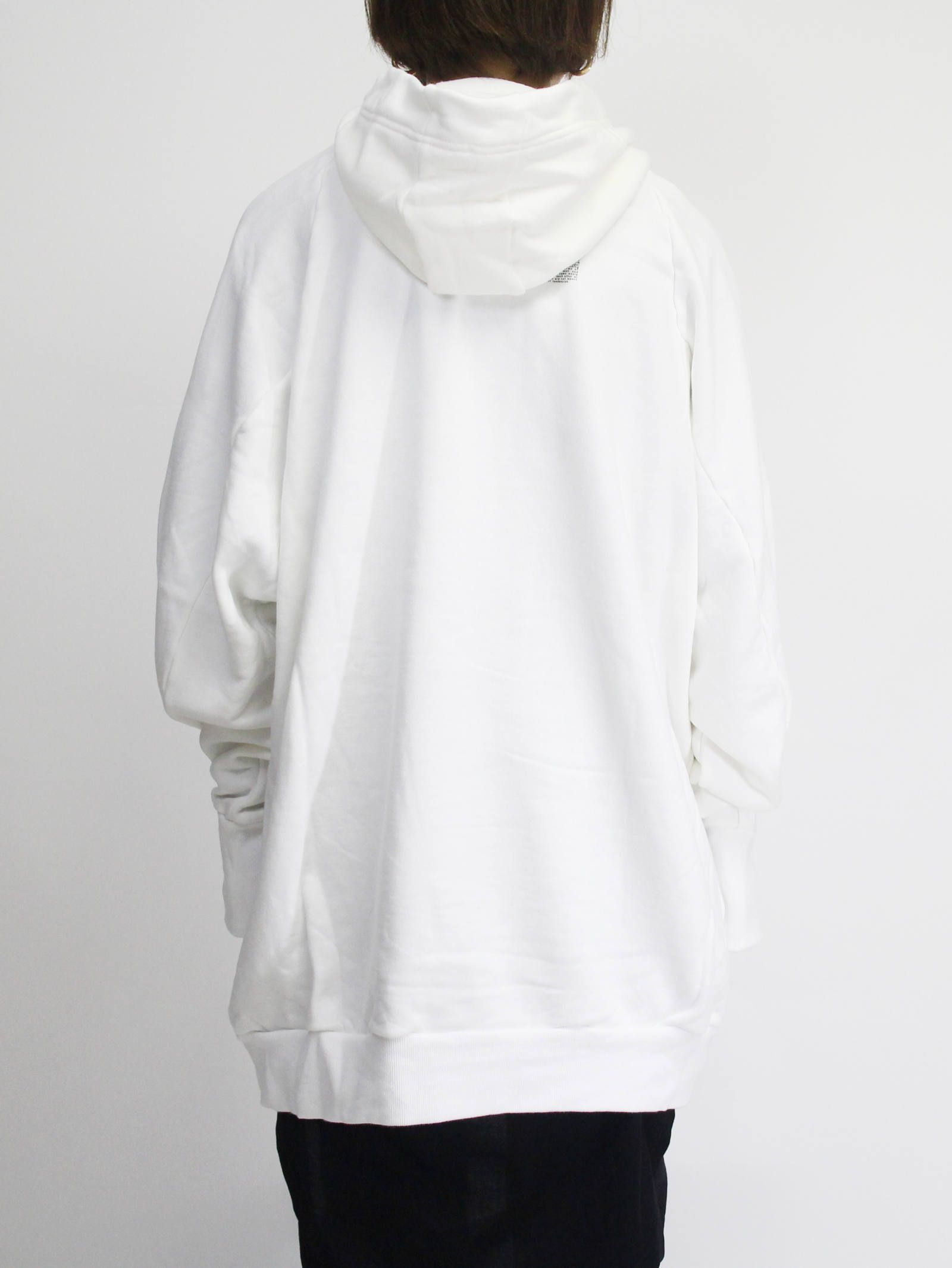 家紋ビッグフーディー - KAMON BIG HOODIE - WHITE