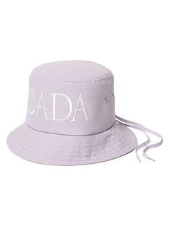 ロゴ刺繍ハット - DADA EMBROIDERY BUCKET HAT - PINK