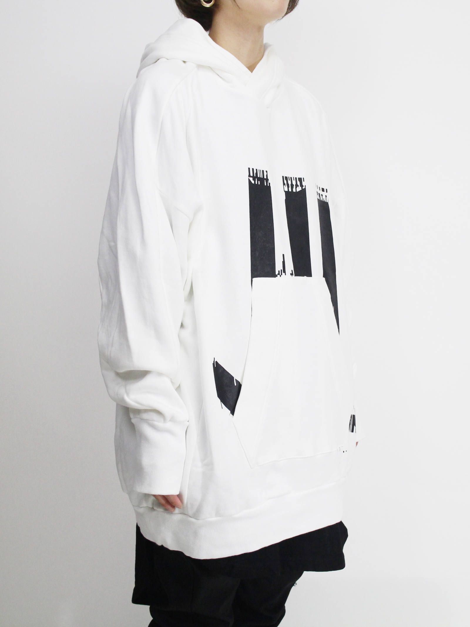 家紋ビッグフーディー - KAMON BIG HOODIE - WHITE