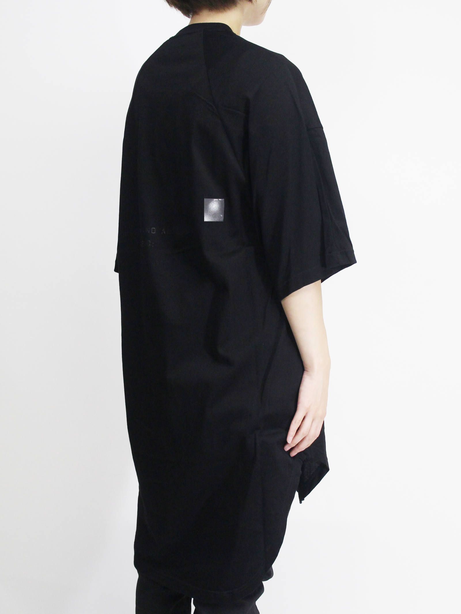 NILoS - 家紋Tシャツ - KAMON ROUND T-SHIRT - BLACK×BLACK NILoS - 家紋Tシャツ - KAMON ROUND T-SHIRT - BLACK×BLACK