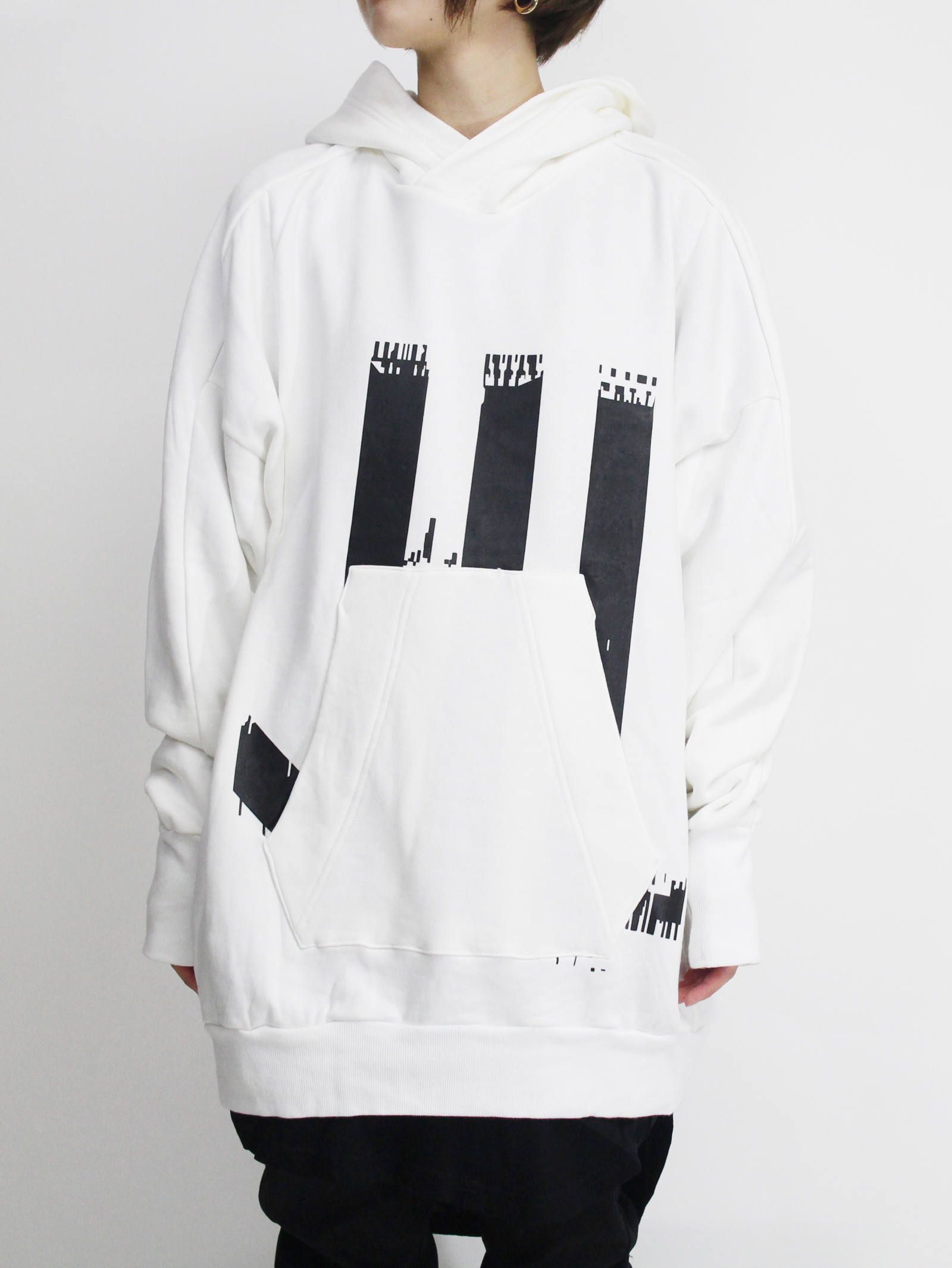 家紋ビッグフーディー - KAMON BIG HOODIE - WHITE