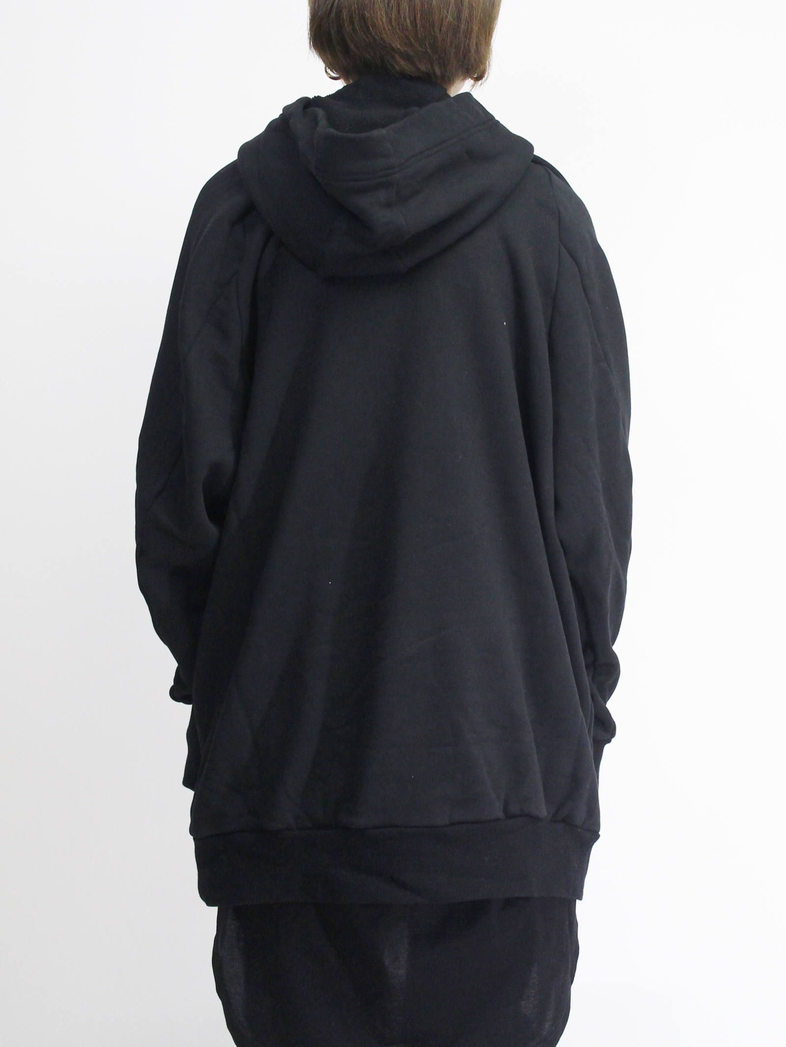 家紋ビッグフーディー - KAMON BIG HOODIE - BLACK