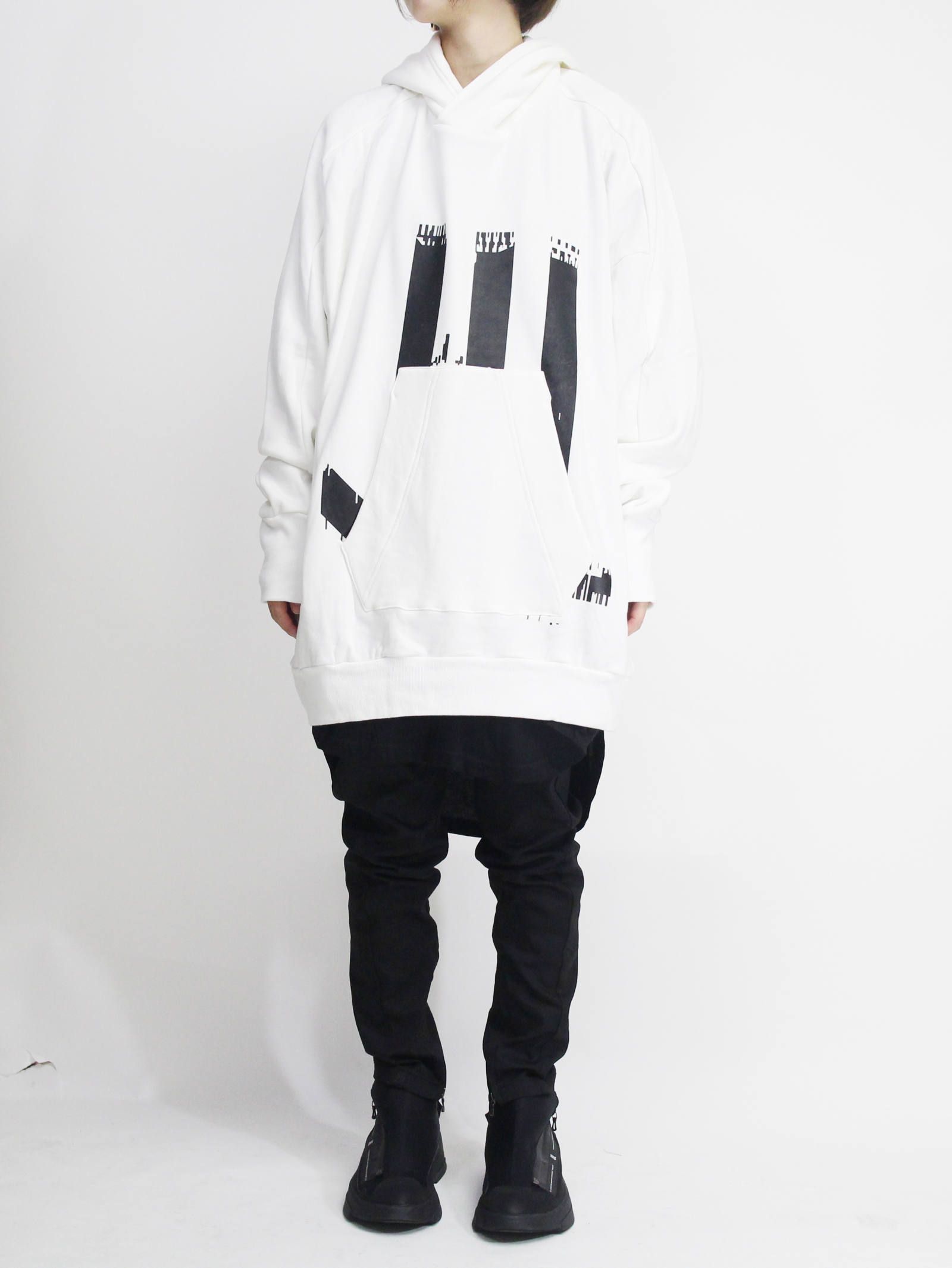 家紋ビッグフーディー - KAMON BIG HOODIE - WHITE