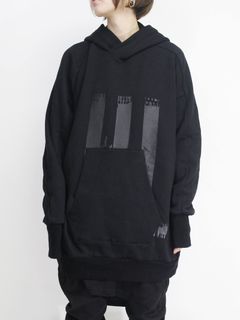 家紋ビッグフーディー - KAMON BIG HOODIE - BLACK