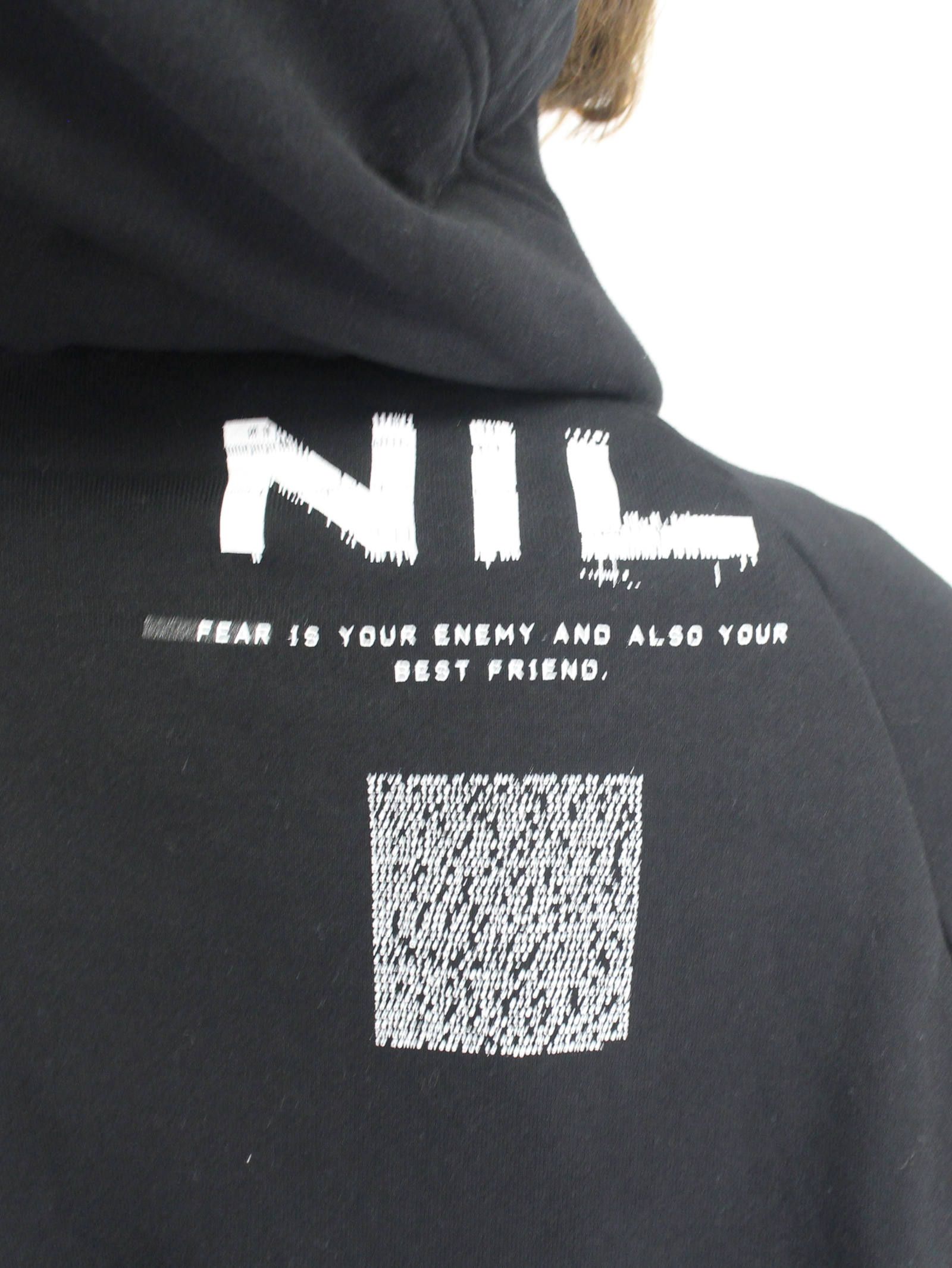 家紋ビッグフーディー - KAMON BIG HOODIE - BLACK