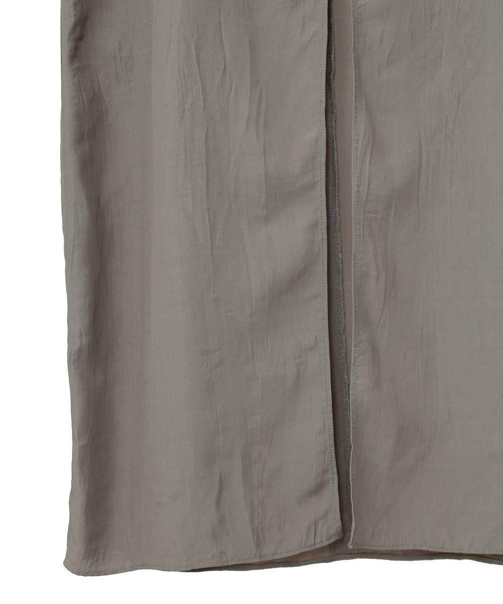 キャミソール - CENTER SLIT WRINKLE CAMISOLE MOSS GREEN
