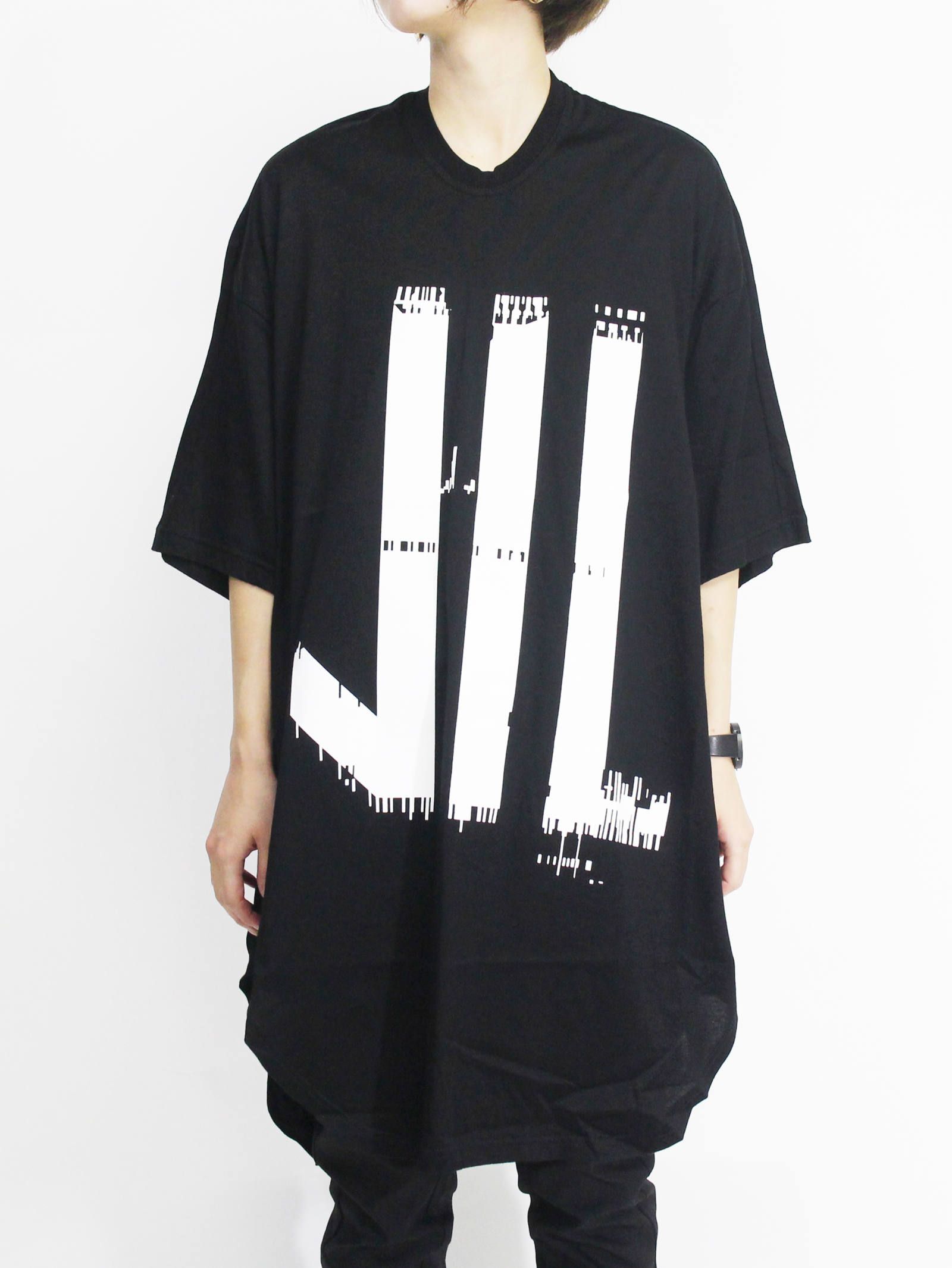 NILoS - 家紋Tシャツ - KAMON ROUND T-SHIRT - BLACK×BLACK | ADDICT ...
