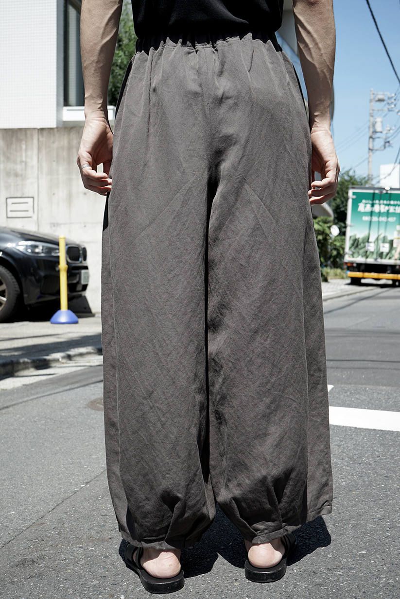 kujaku - 【2020SS】 藤パンツ - fuji pants - CHARCOAL | ADDICT WEB SHOP