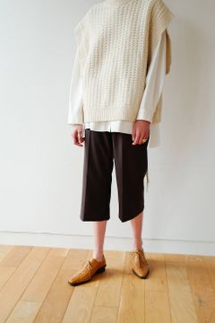 ケーブルニットベスト - CABLE KNIT VEST