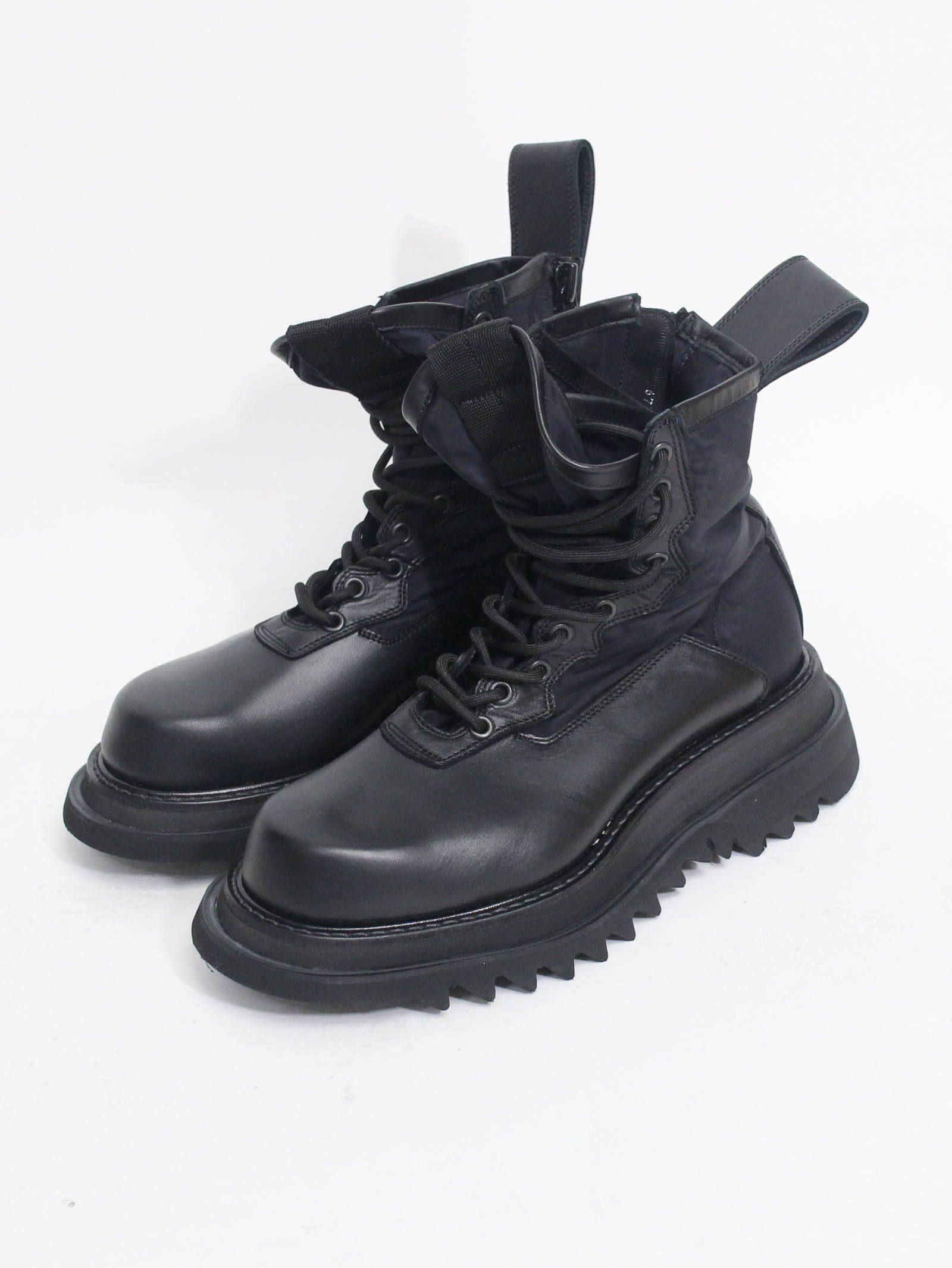 JULIUS - サイドジップコンバットブーツ - SIDE ZIP COMBAT BOOTS ...