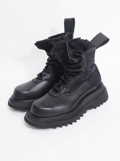 サイドジップコンバットブーツ - SIDE ZIP COMBAT BOOTS