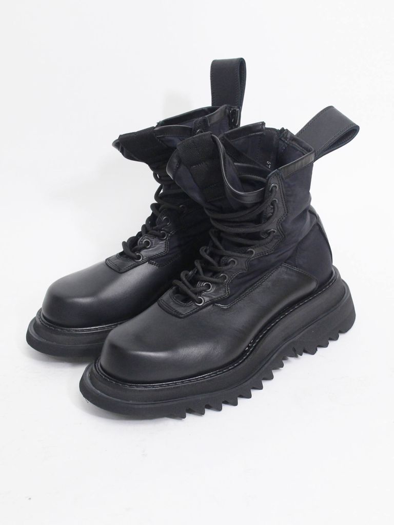 JULIUS - サイドジップコンバットブーツ - SIDE ZIP COMBAT BOOTS 