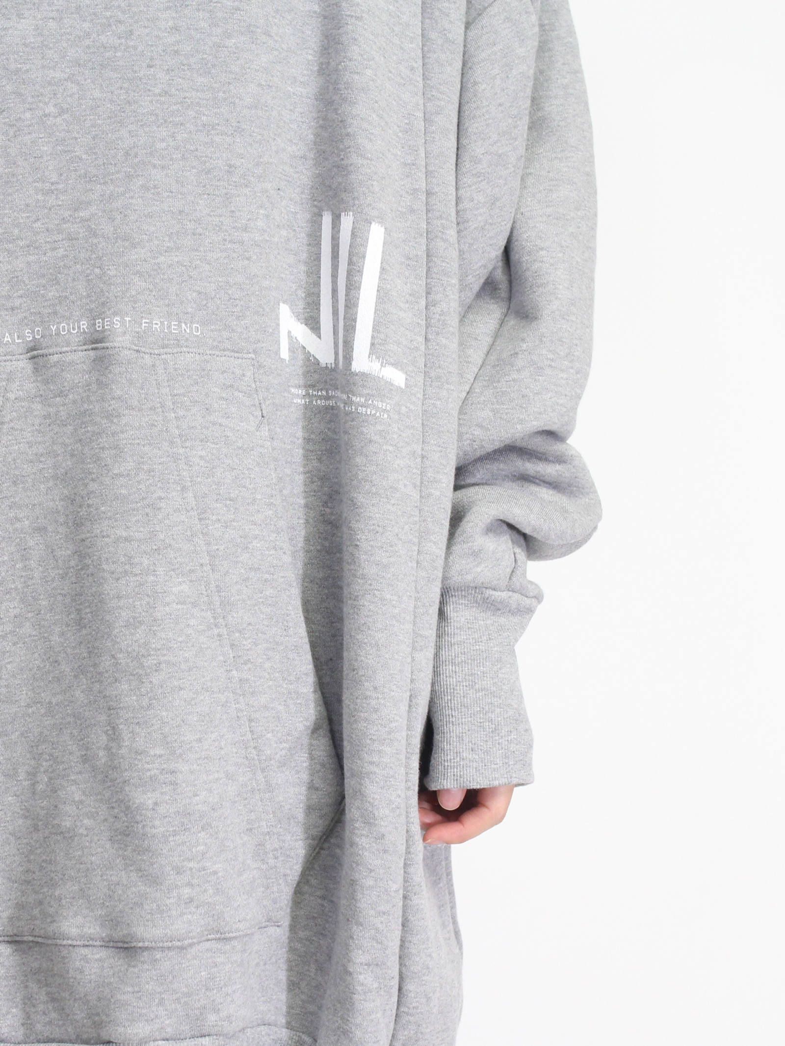 ニルズビッグフーディー -   Nil Big Hoodie - GREY