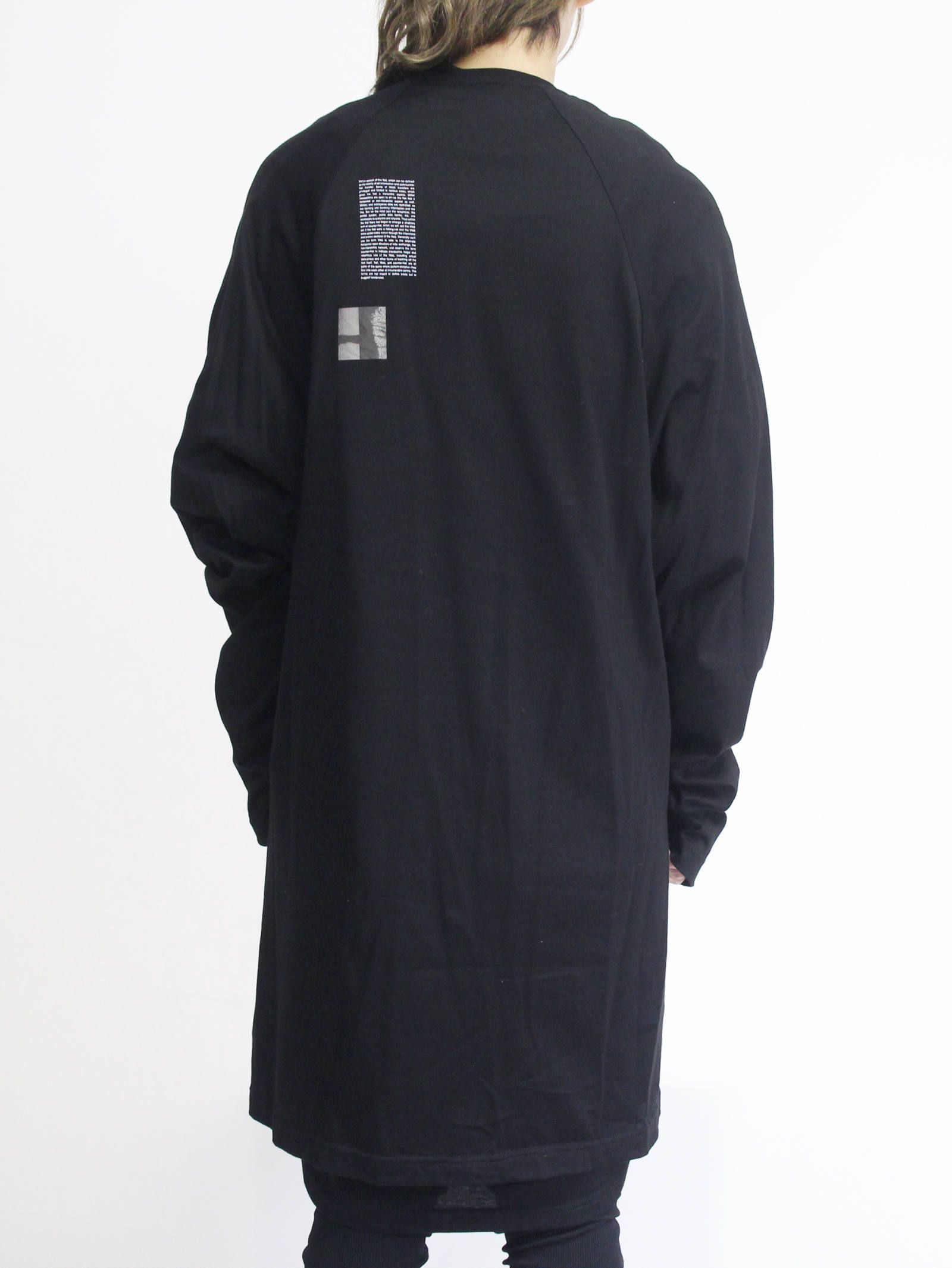 ニルズロングスリーブカットソー - NIL LONG SLLEVE SHIRT / BLACKxWHITE