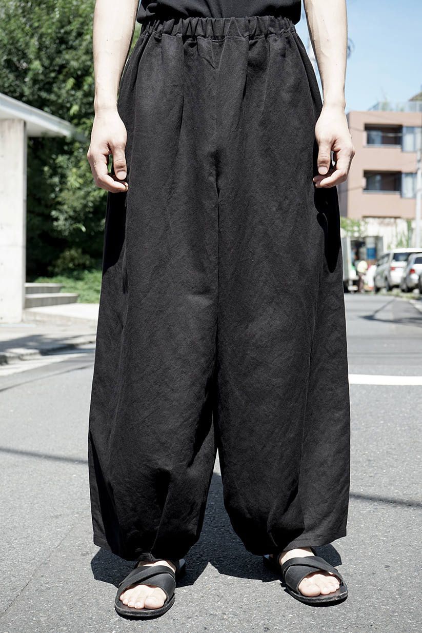 kujaku - 【2020SS】 藤パンツ - fuji pants - BLACK | ADDICT WEB 