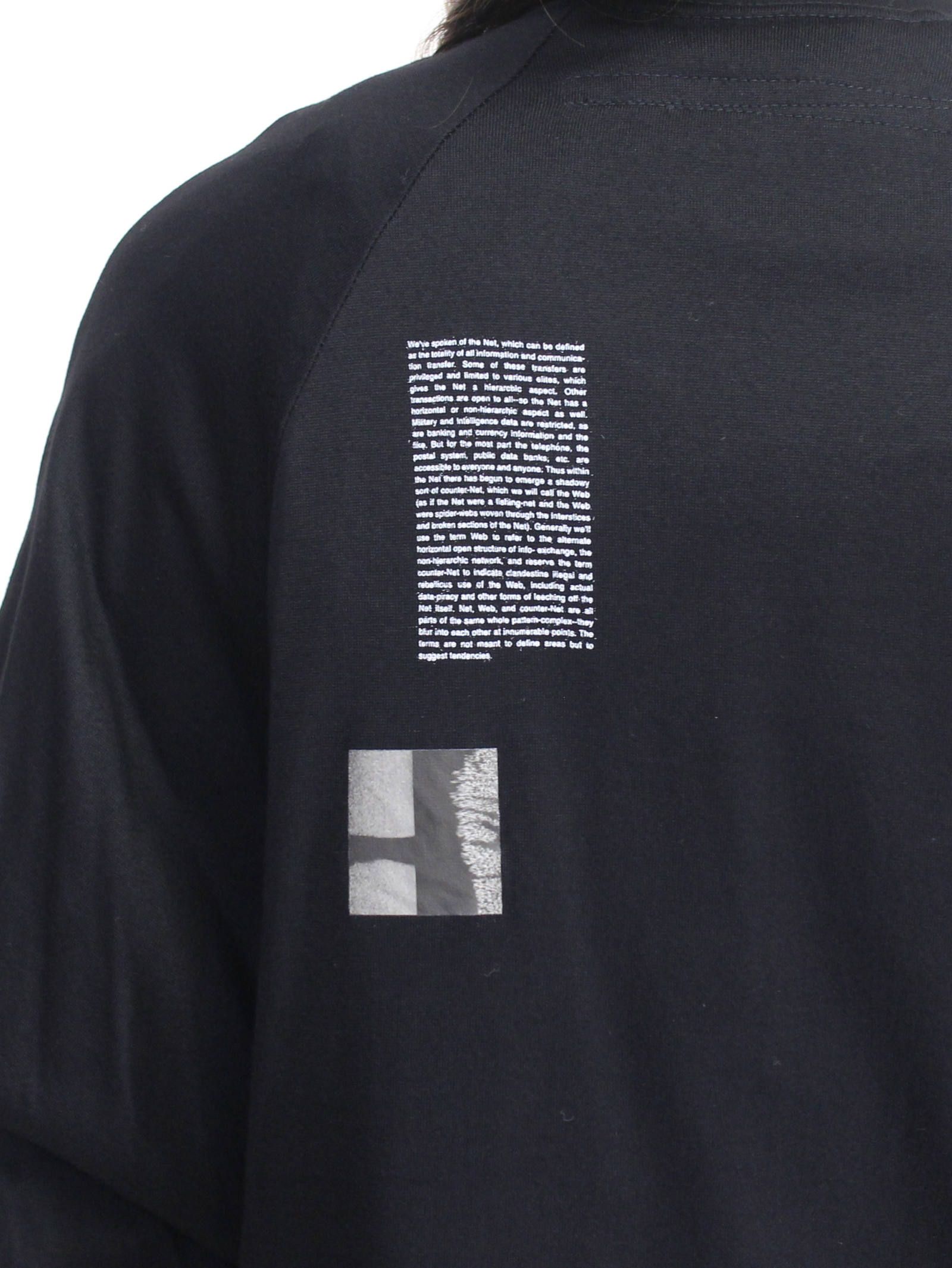 ニルズロングスリーブカットソー - NIL LONG SLLEVE SHIRT / BLACKxWHITE