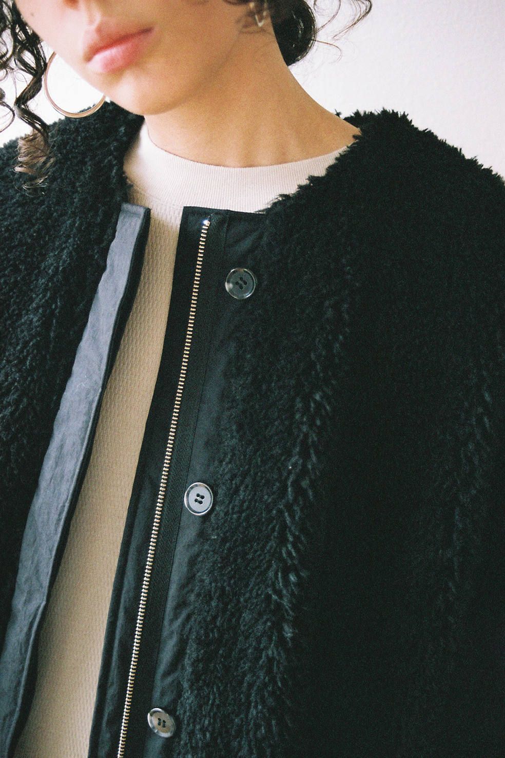 CLANE - レイヤードダウンコート - BOA VEST LAYERED DOWN COAT