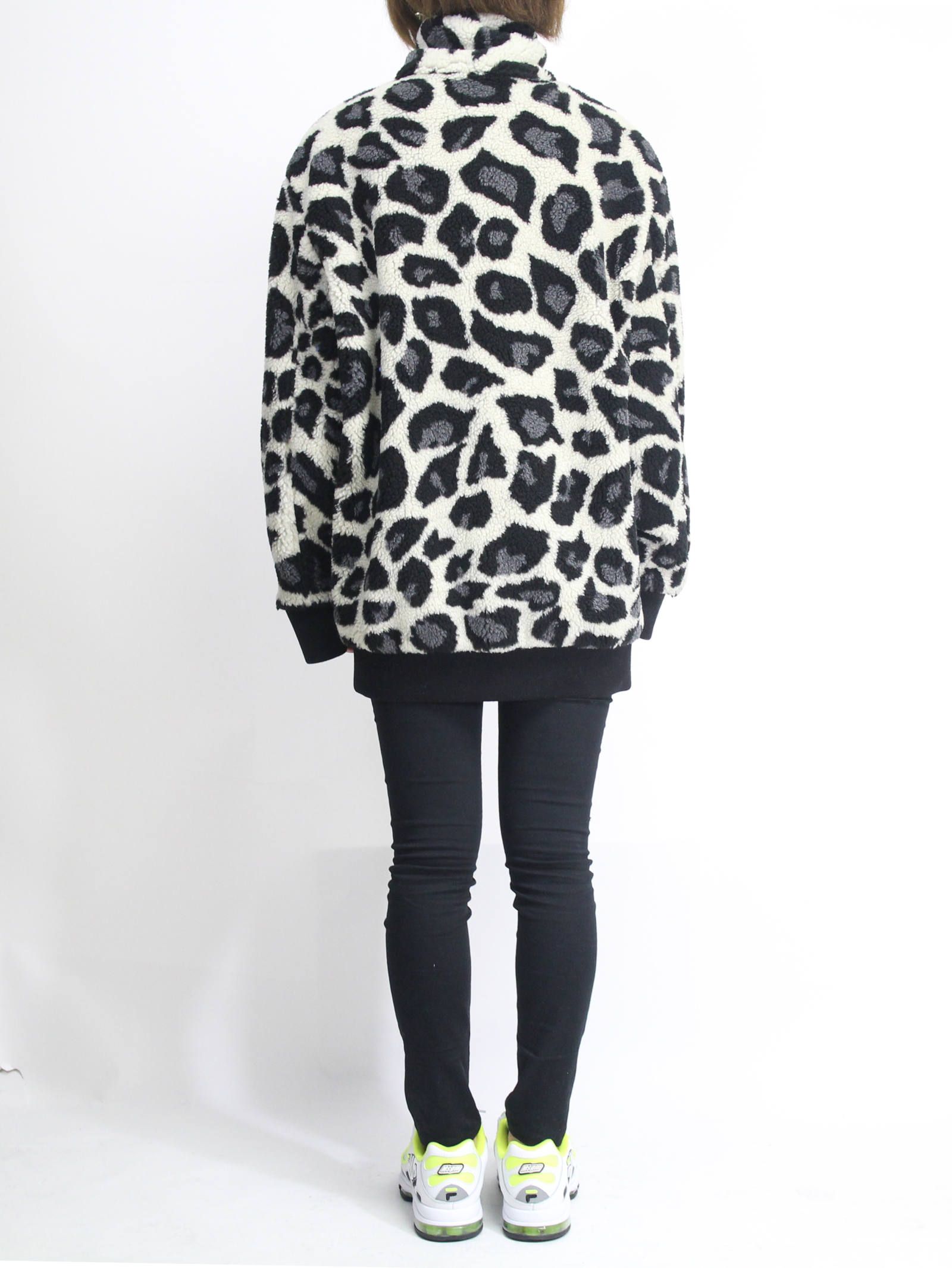 【SENSE掲載】レオパードボアブルゾン - MSGM BOA JK WHITE