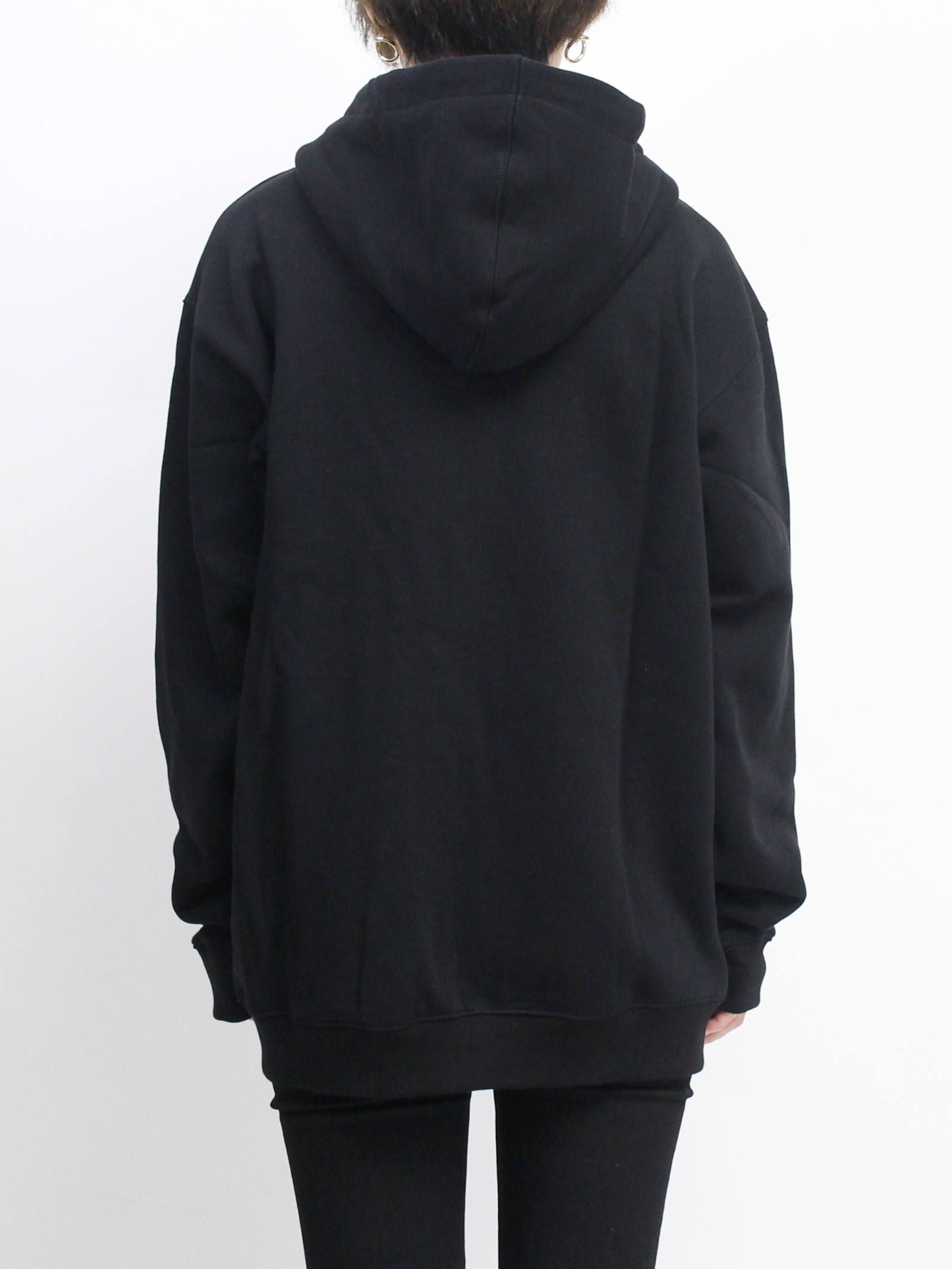 ジップアップフーディ - M.SWEAT - BLACK