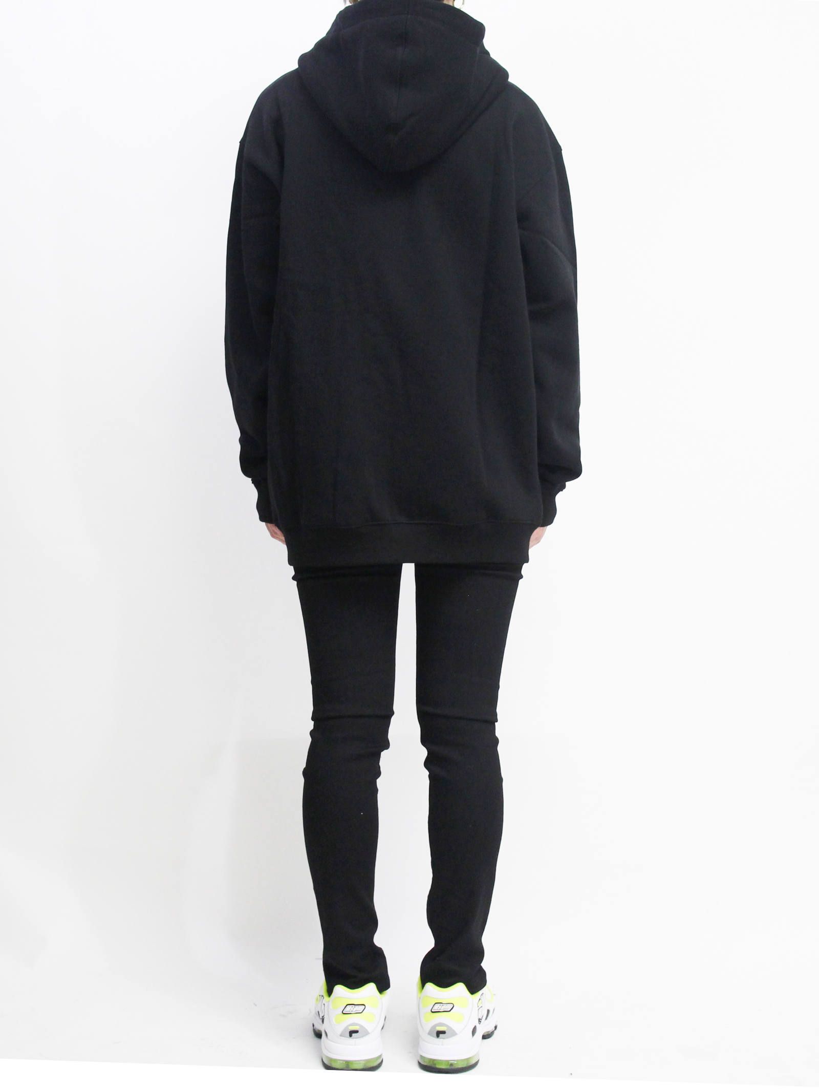 ジップアップフーディ - M.SWEAT - BLACK