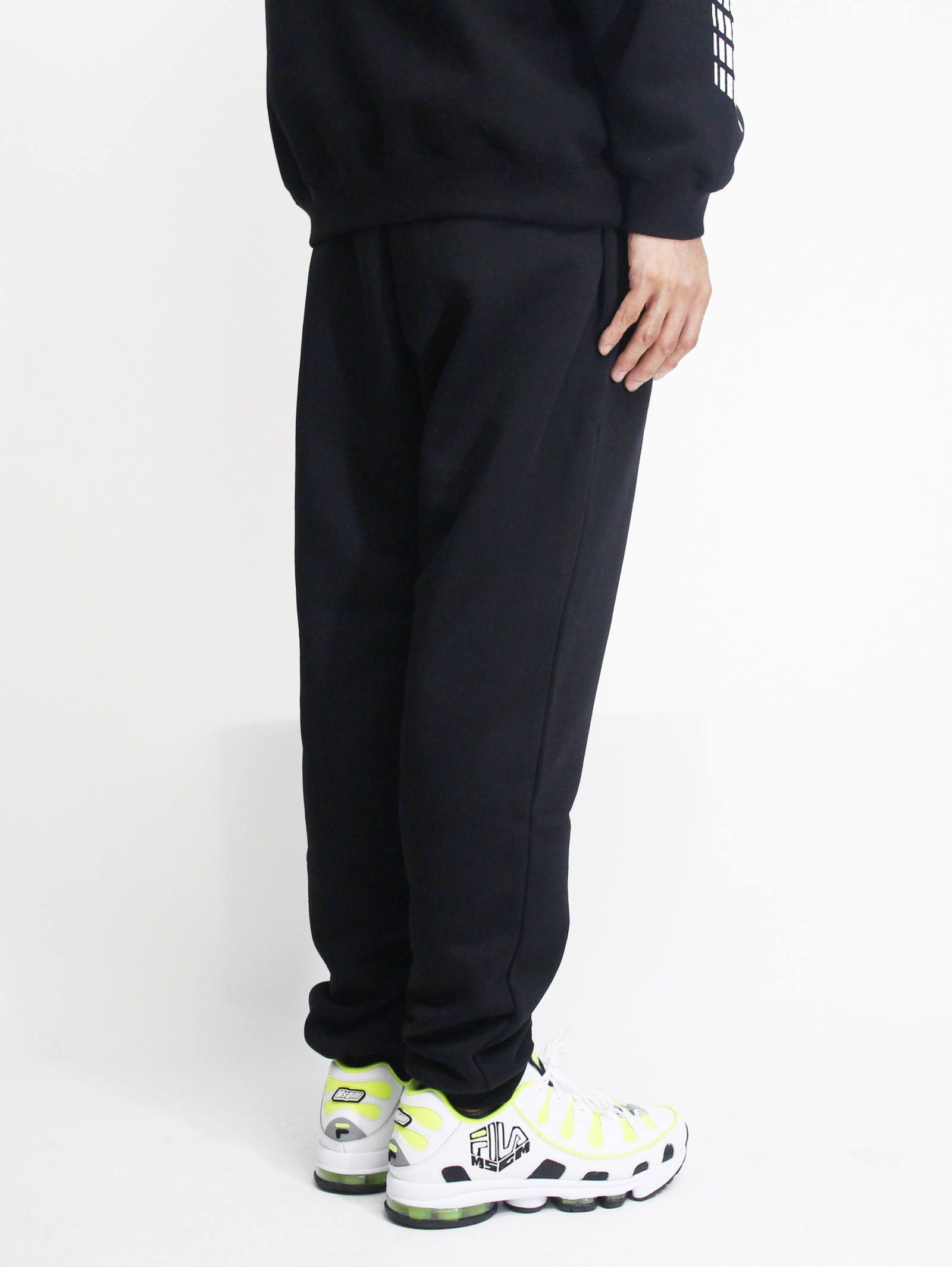 MSGM - MSGM スウェットロゴパンツ - BLACK | ADDICT WEB SHOP