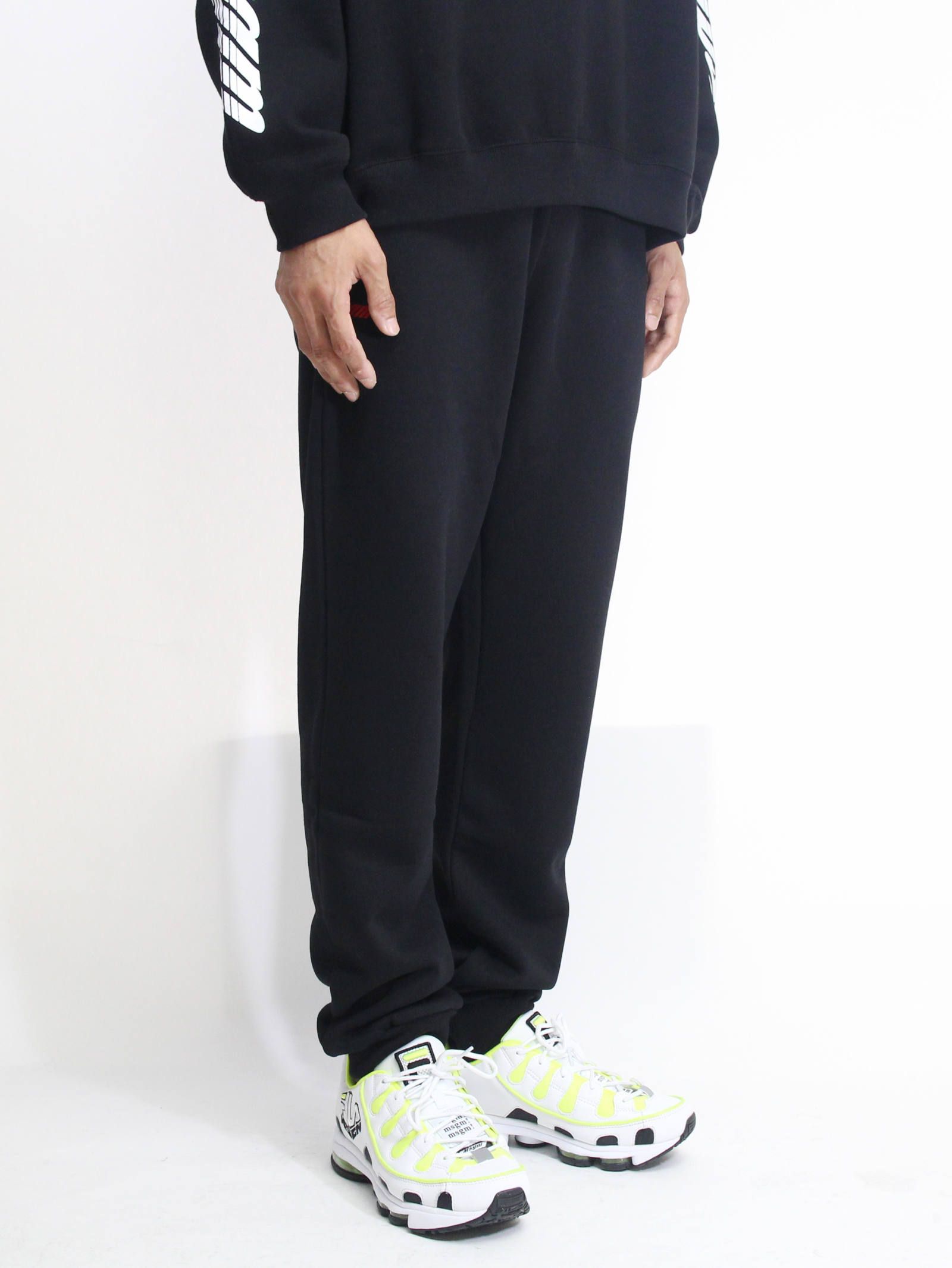 MSGM - MSGM スウェットロゴパンツ - BLACK | ADDICT WEB SHOP