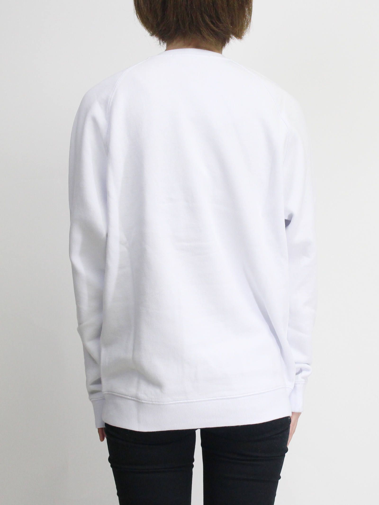 ロゴスウェット - MSGM MENS LOGO SWEAT - WHITE