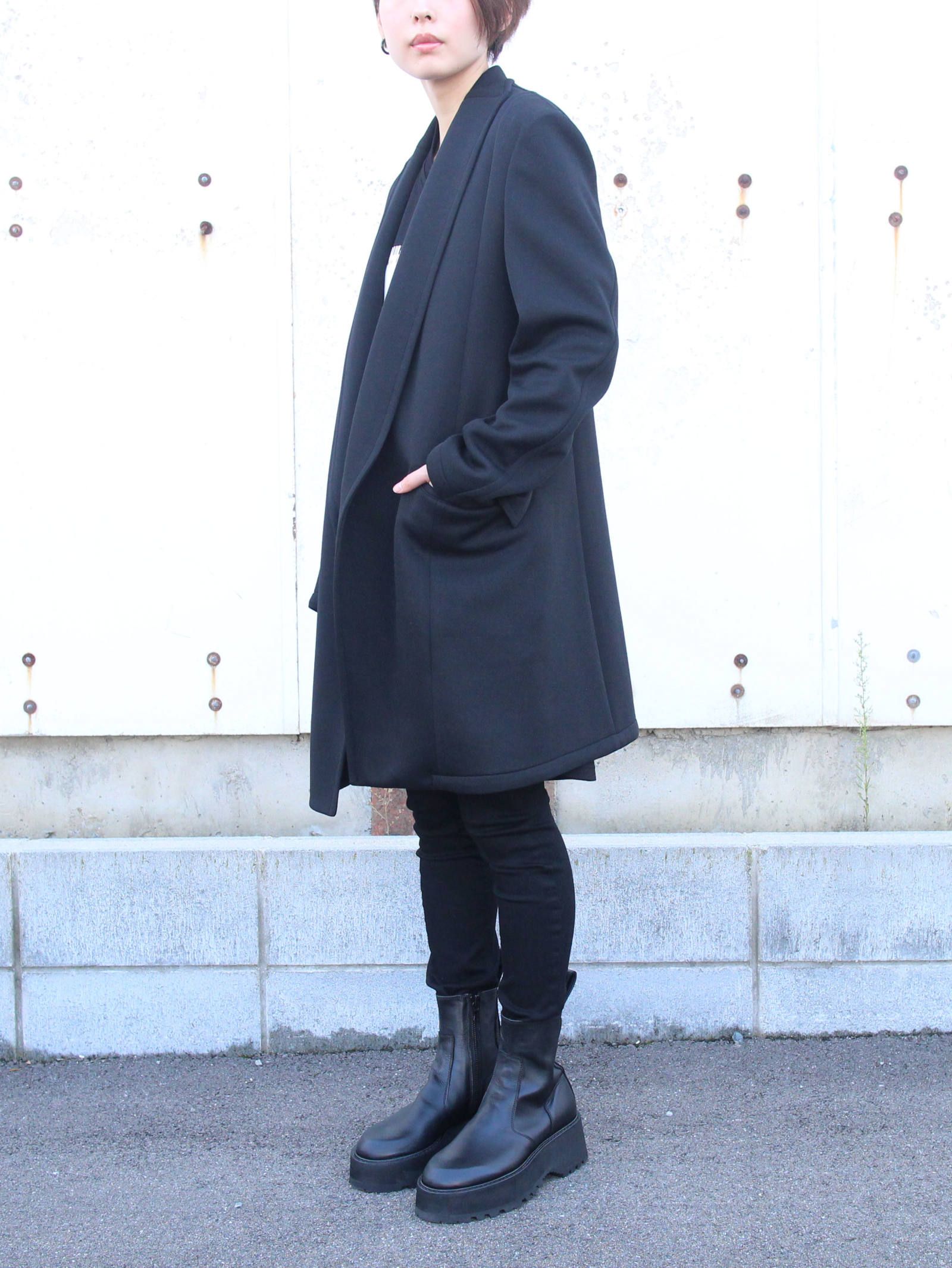 JULIUS - ロングジャケット - DOUBLE KNIT COAT | ADDICT WEB SHOP