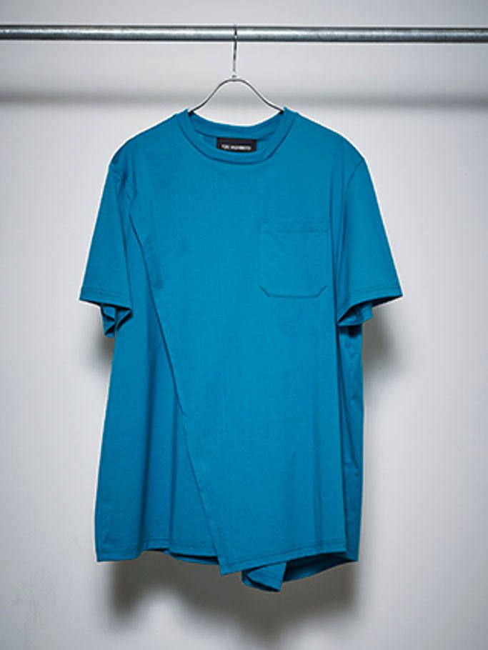 クロスオーバーTシャツ - CROSSOVER TSHIRT - Blue - 44(S)
