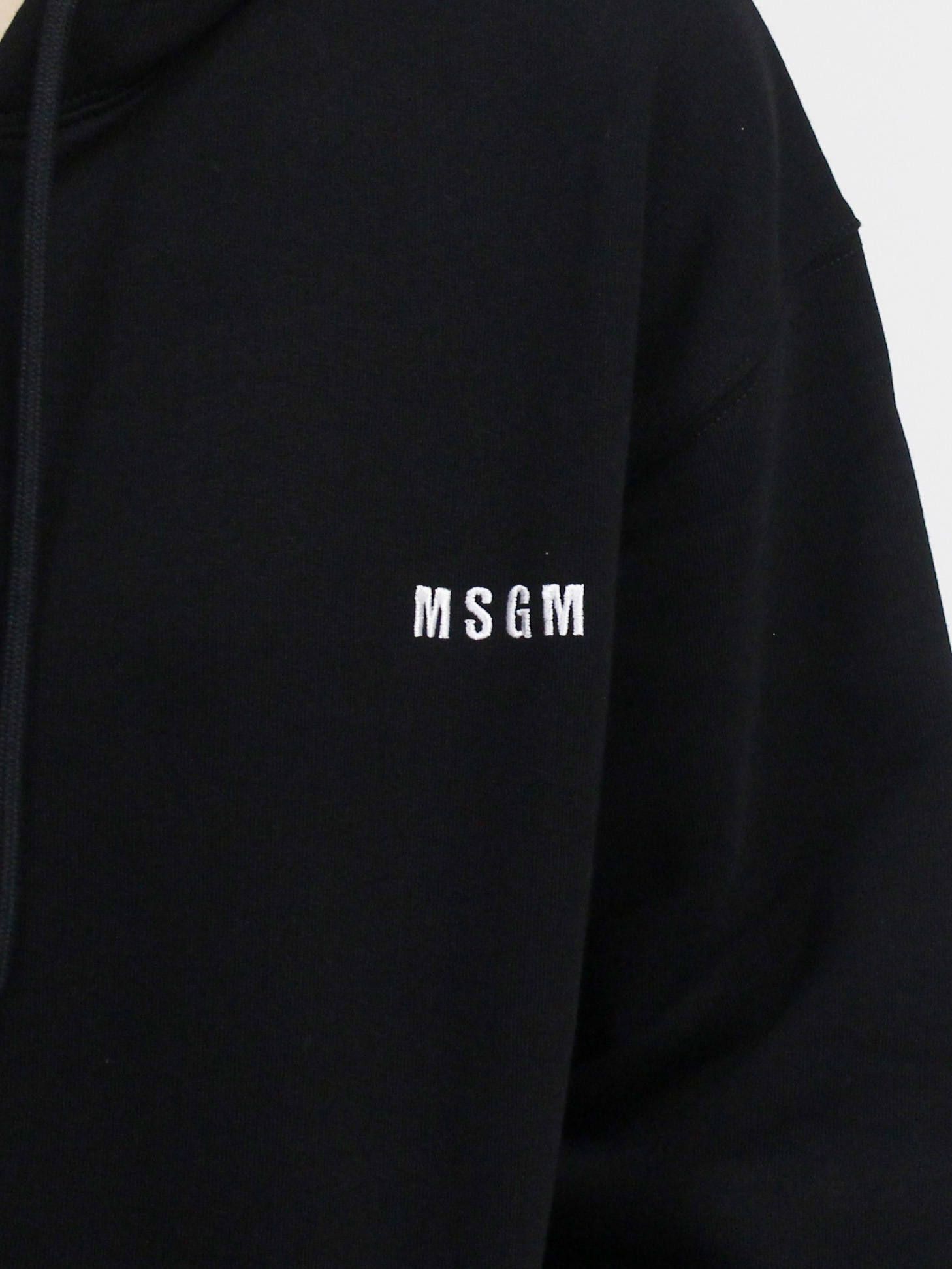 ジップアップフーディ - M.SWEAT - BLACK