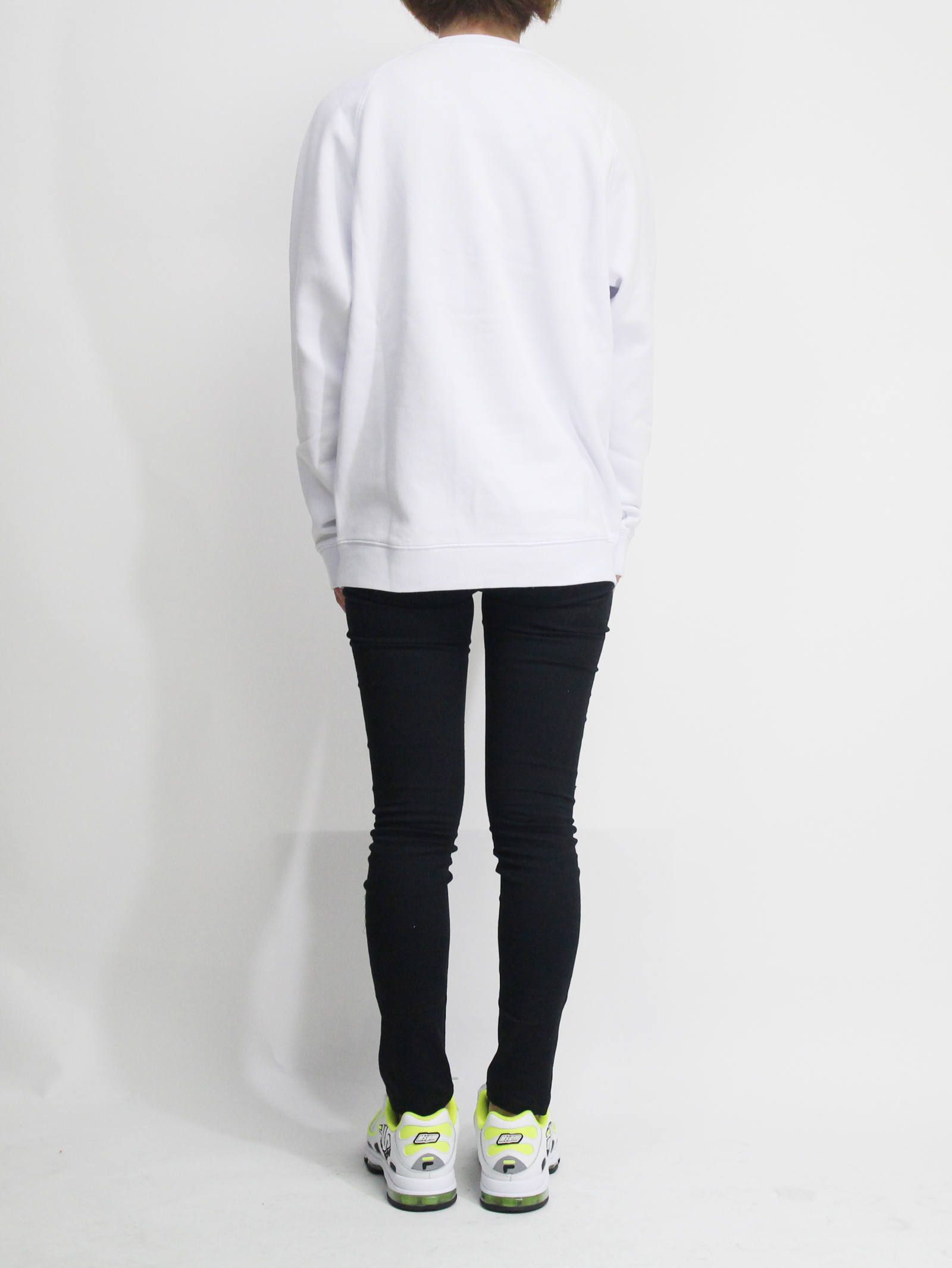 ロゴスウェット - MSGM MENS LOGO SWEAT - WHITE