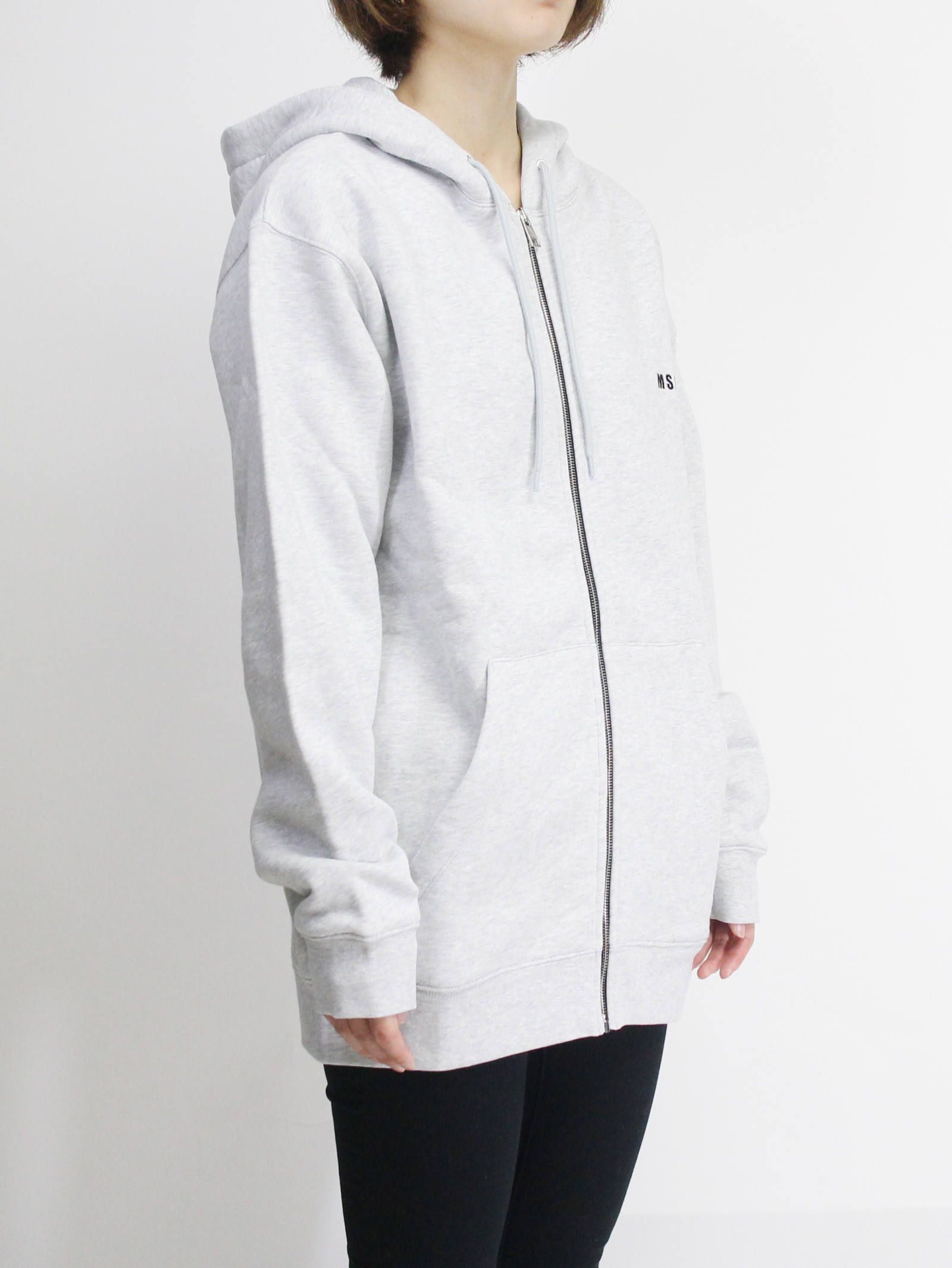 ジップアップフーディ - M.SWEAT - GREY