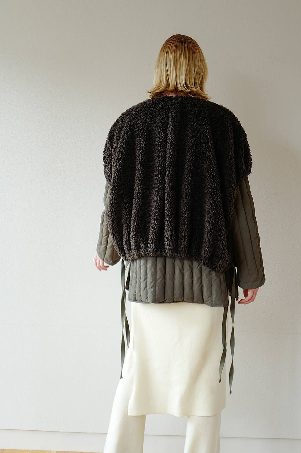 CLANE - レイヤードダウンコート - BOA VEST LAYERED DOWN COAT ...