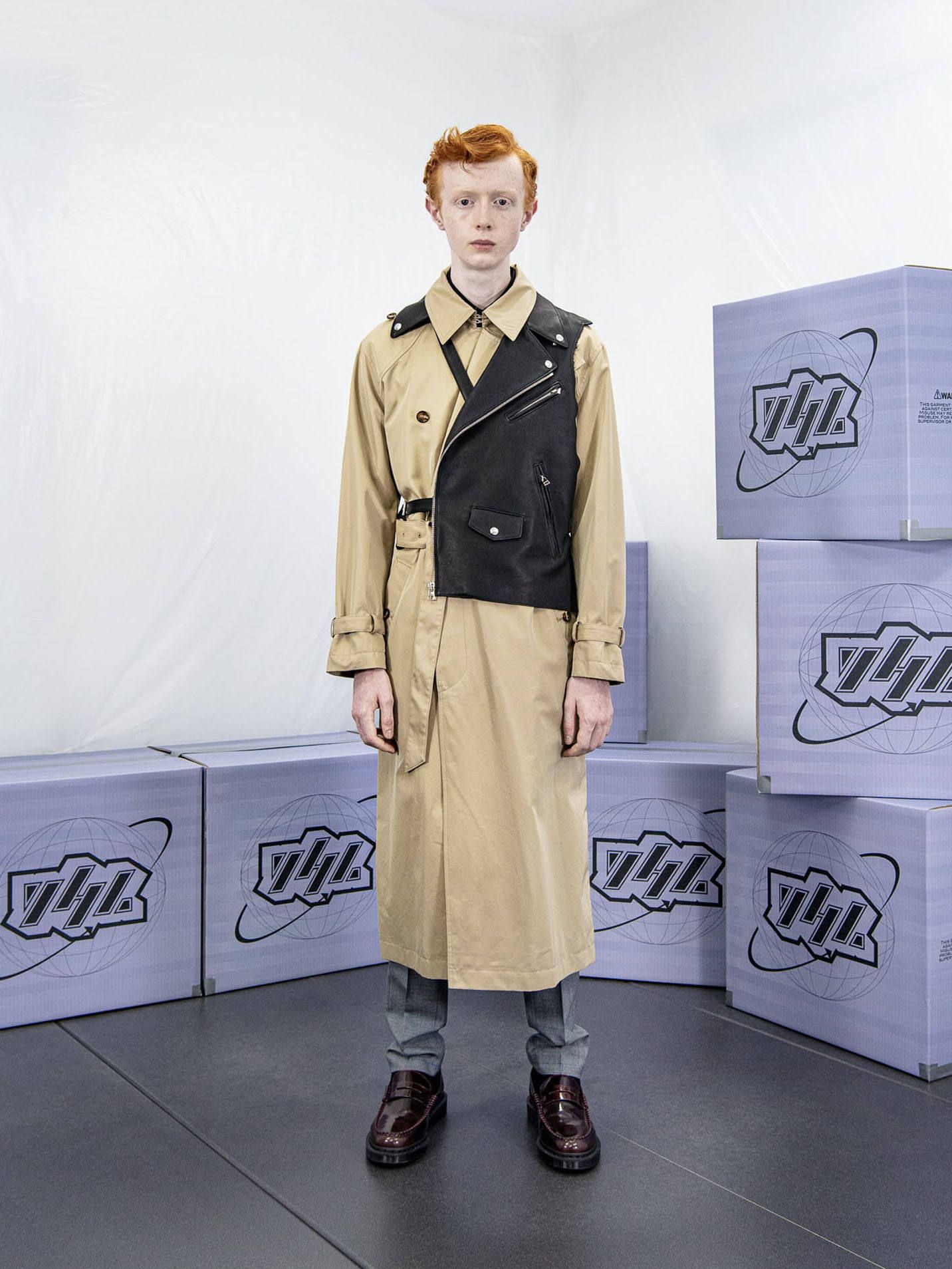 YUKI HASHIMOTO CROSSOVER TRENCH COAT