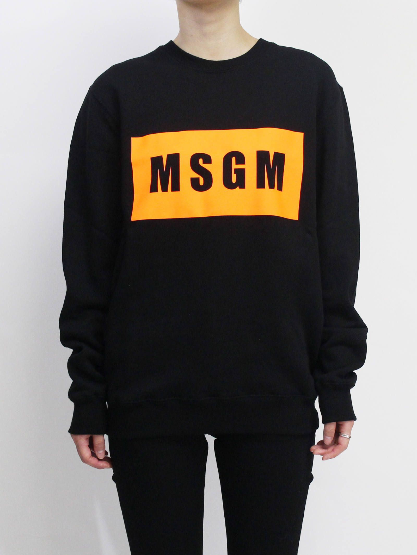新品　MSGM メンズ　ロゴ　Tシャツ　黄色　イエロー　エムエスジーエム　M